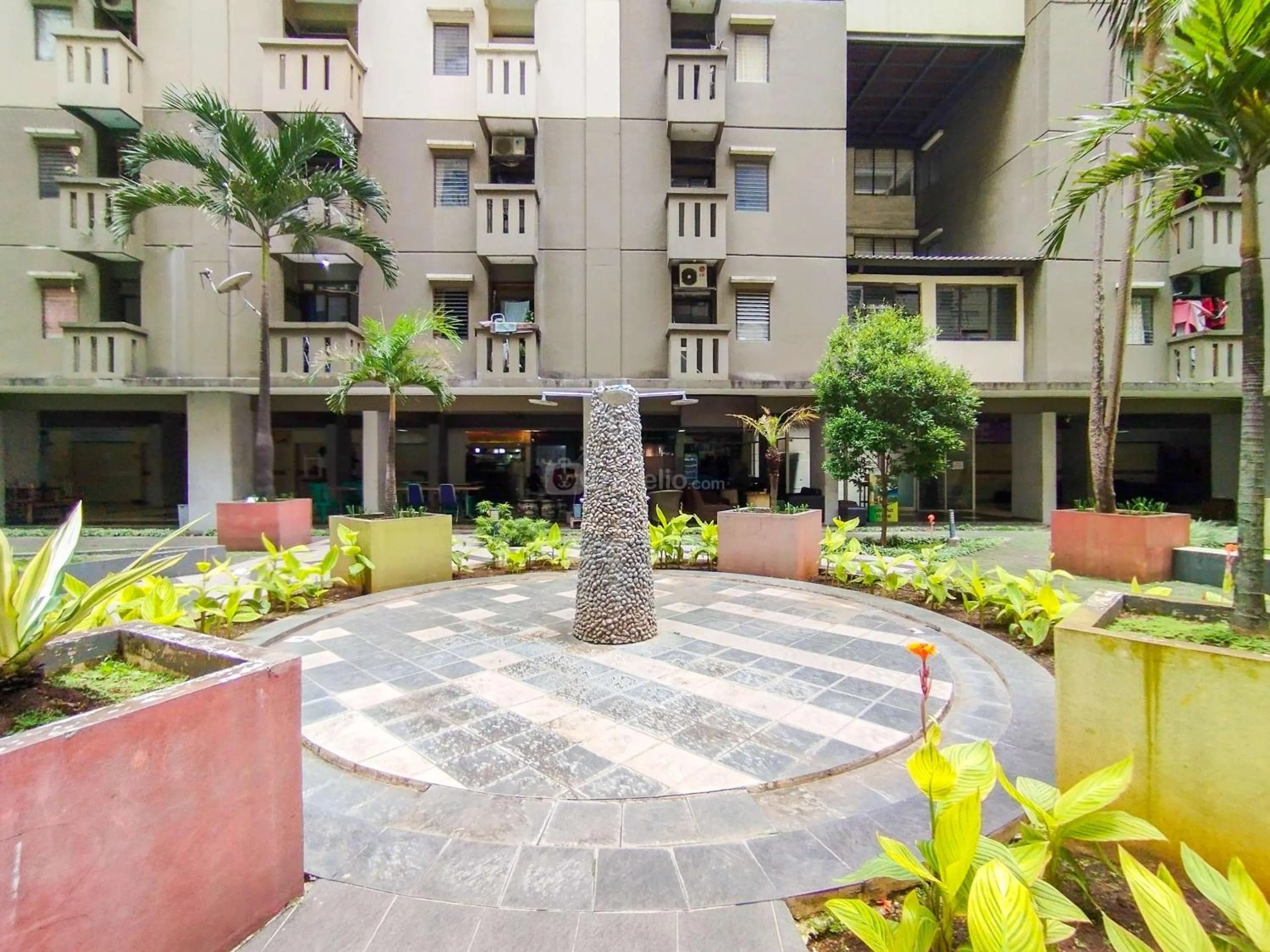 Bed in Serene 2BR Apartment at Gateway Ahmad Yani Cicadas By Travelio