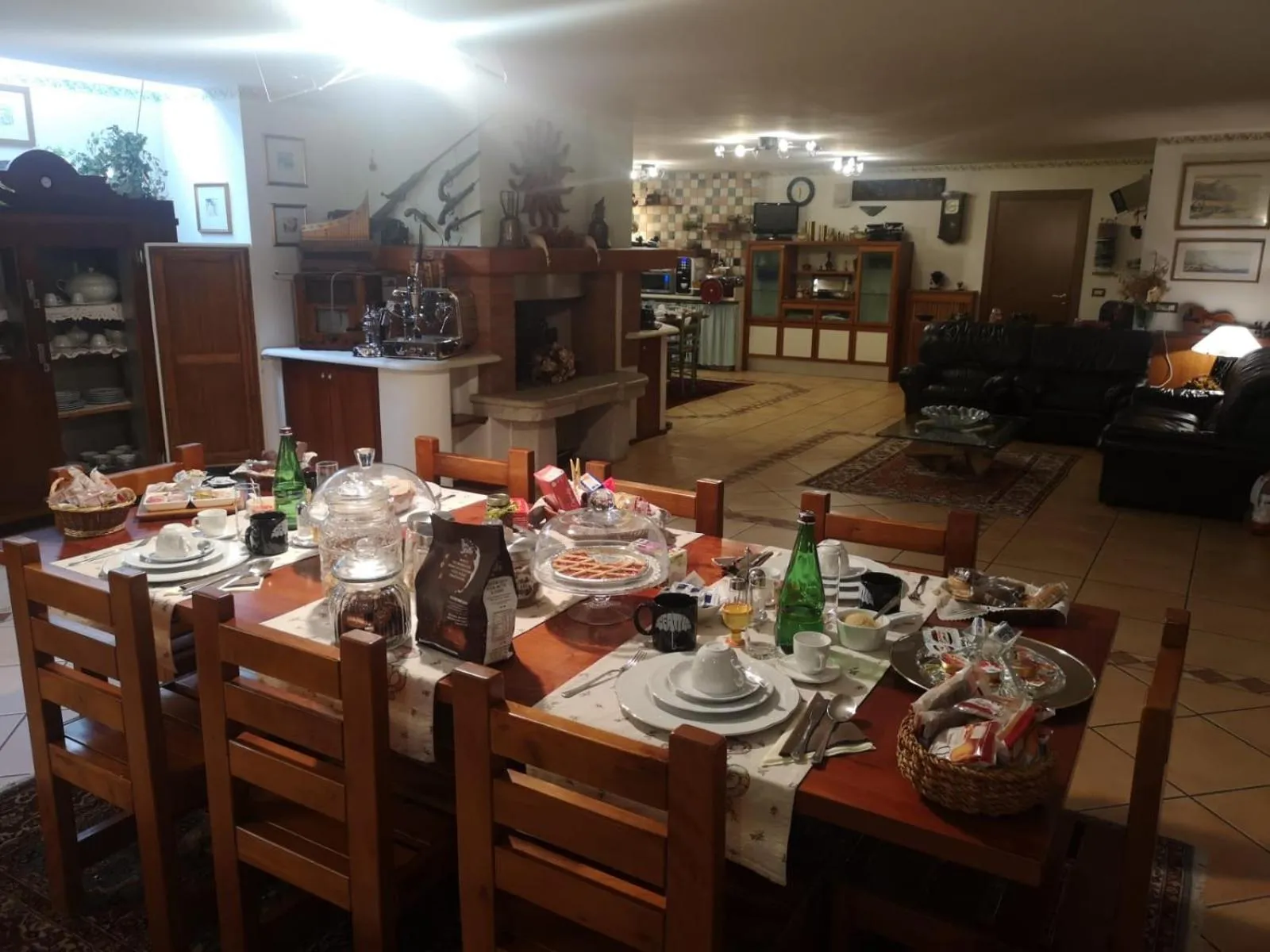 Food and drinks in La Casa Sull'Albero