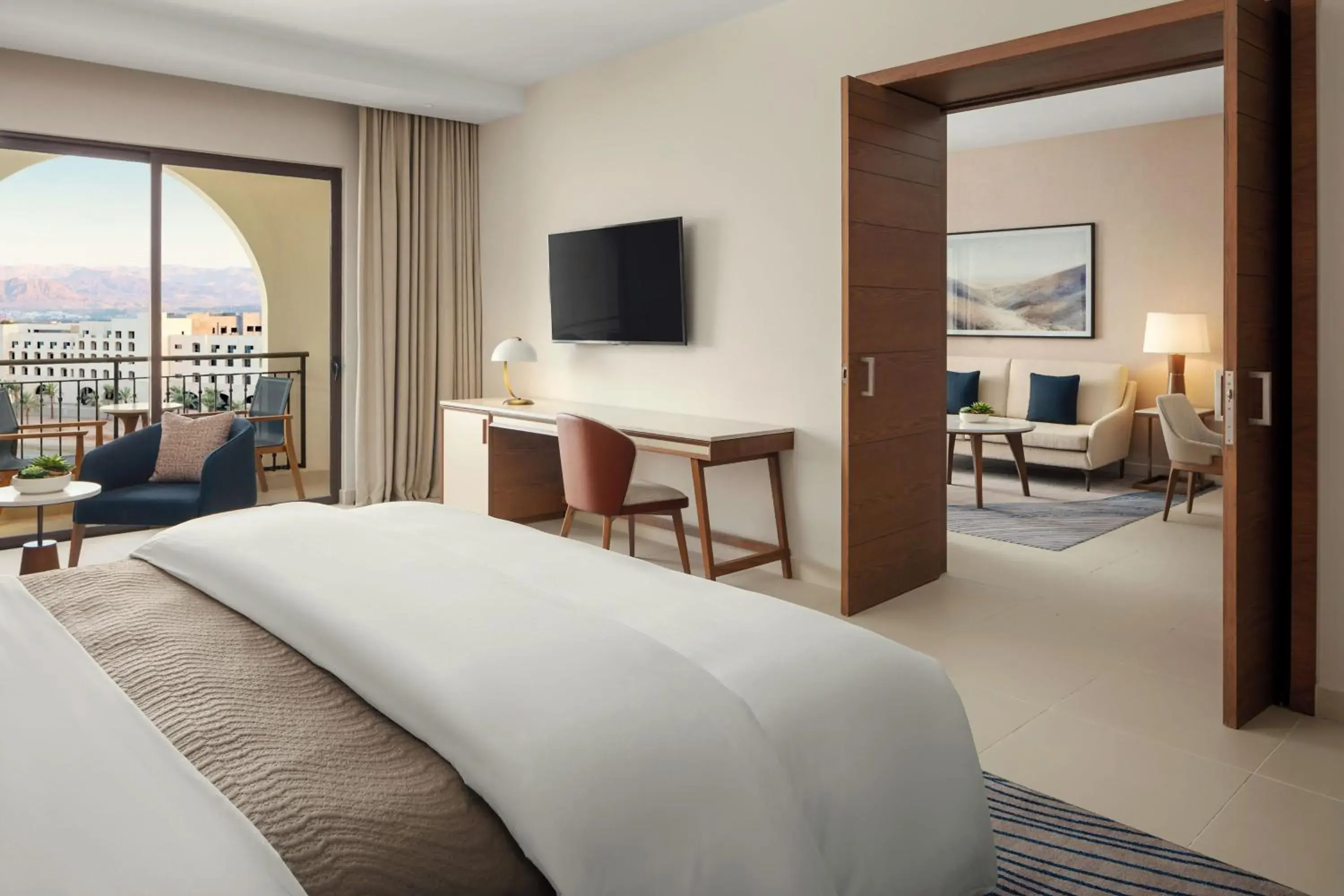 Prestige King Suite with Balcony - Pool View in The Westin Saraya Aqaba Resort & Spa Prestige King Suite with Balcony - Pool View in The Westin Saraya Aqaba Resort & Spa