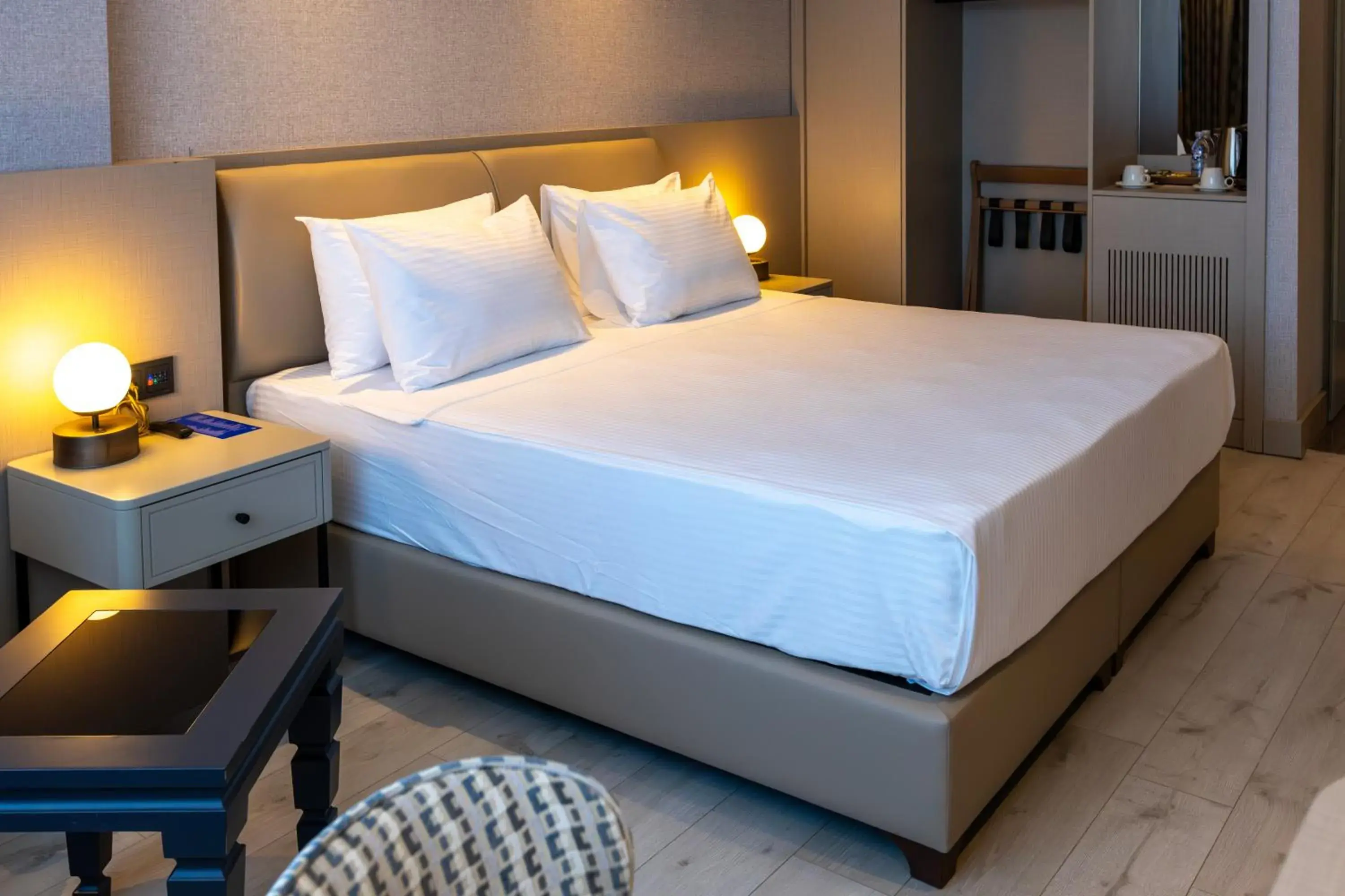 Bedroom, Bed in Delta Hotels by Marriott Antalya Lara - Adult Only 18 Plus Bedroom, Bed in Delta Hotels by Marriott Antalya Lara - Adult Only 18 Plus