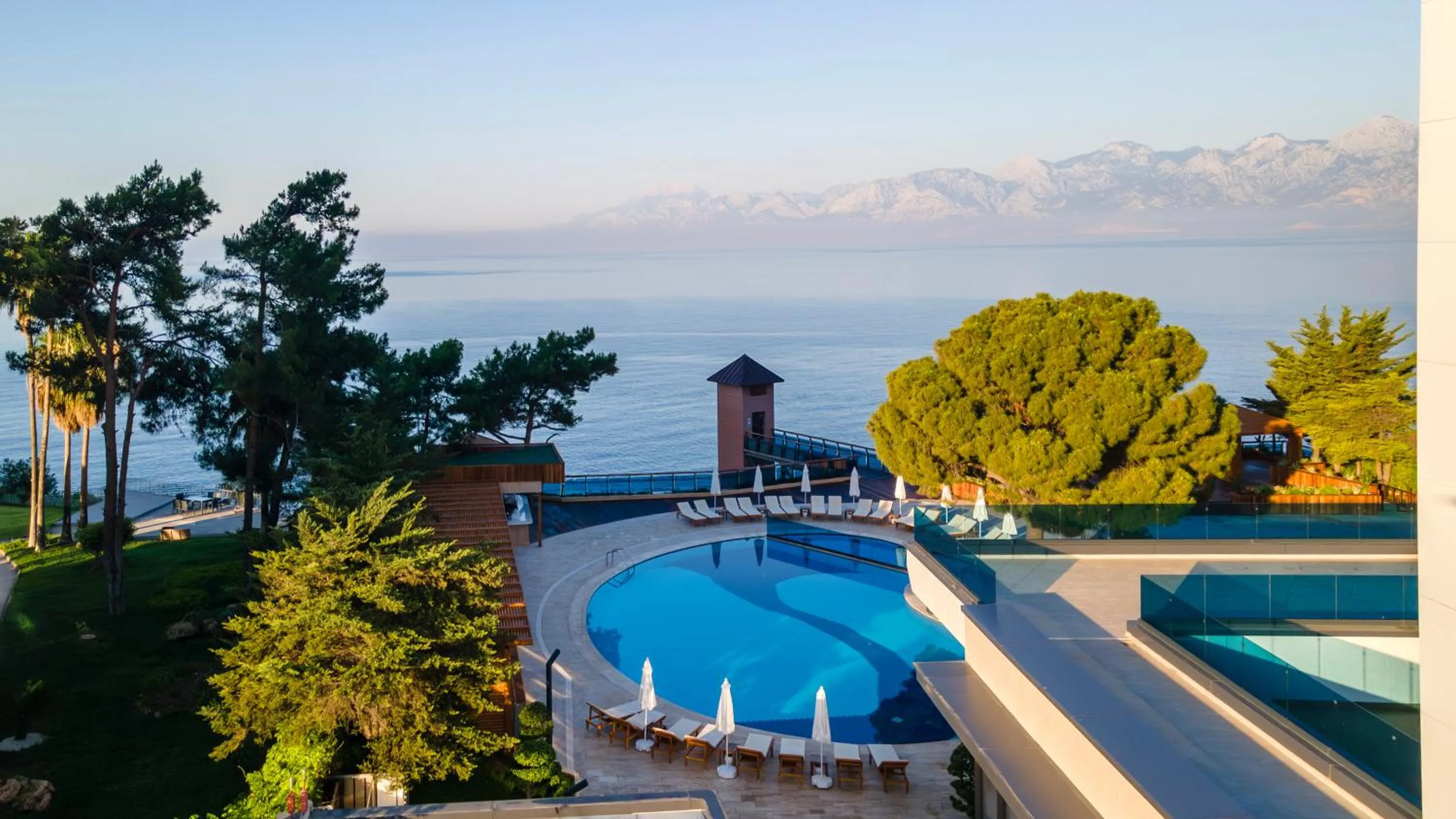 Pool view in Delta Hotels by Marriott Antalya Lara - Adult Only 18 Plus