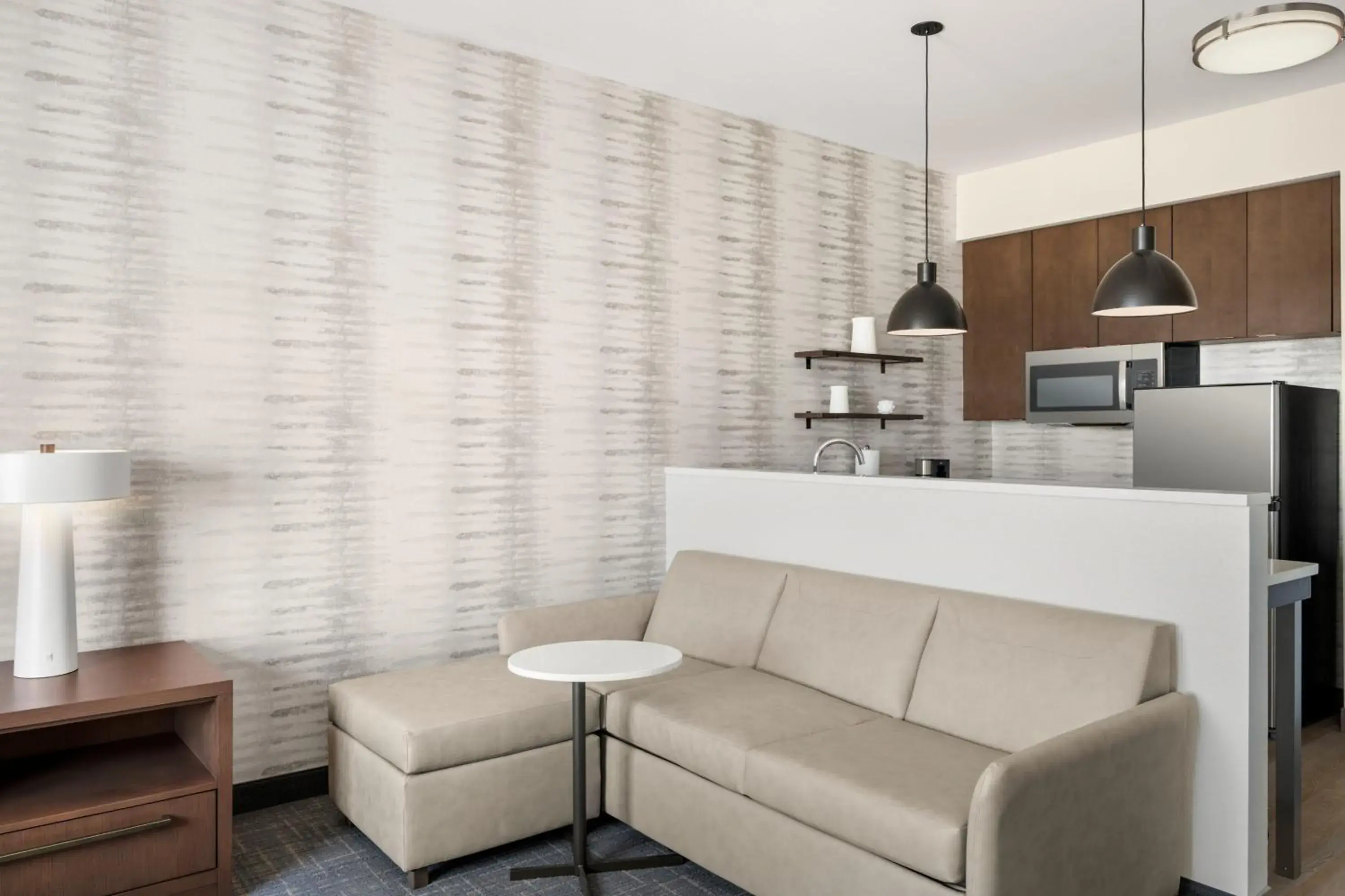 Queen Studio with Two Queen Beds and Sofa Bed in Residence Inn by Marriott Milwaukee Brookfield at Poplar Creek Queen Studio with Two Queen Beds and Sofa Bed in Residence Inn by Marriott Milwaukee Brookfield at Poplar Creek