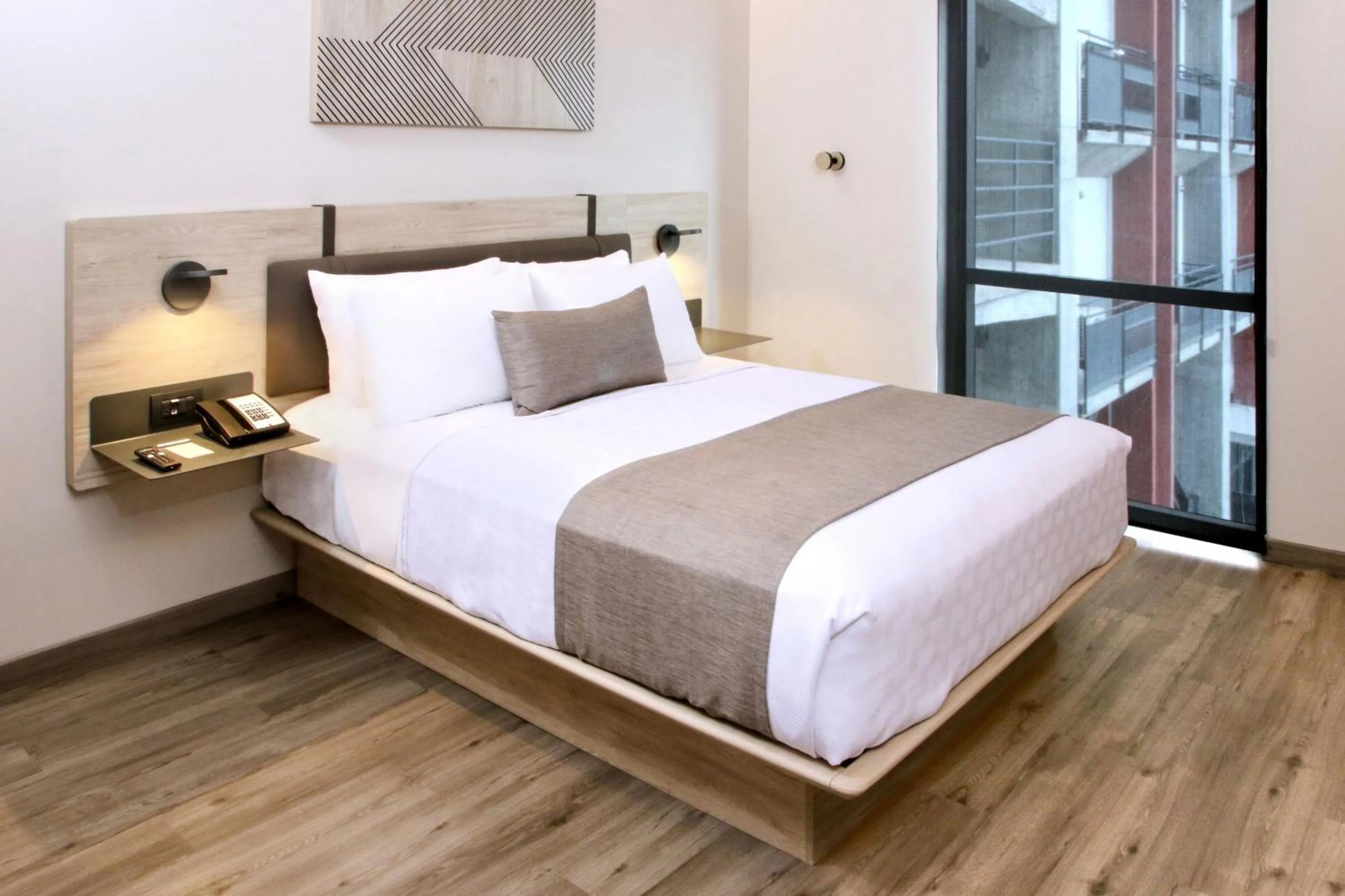 Photo of the whole room, Bed in City Express Plus by Marriott Monterrey Centro