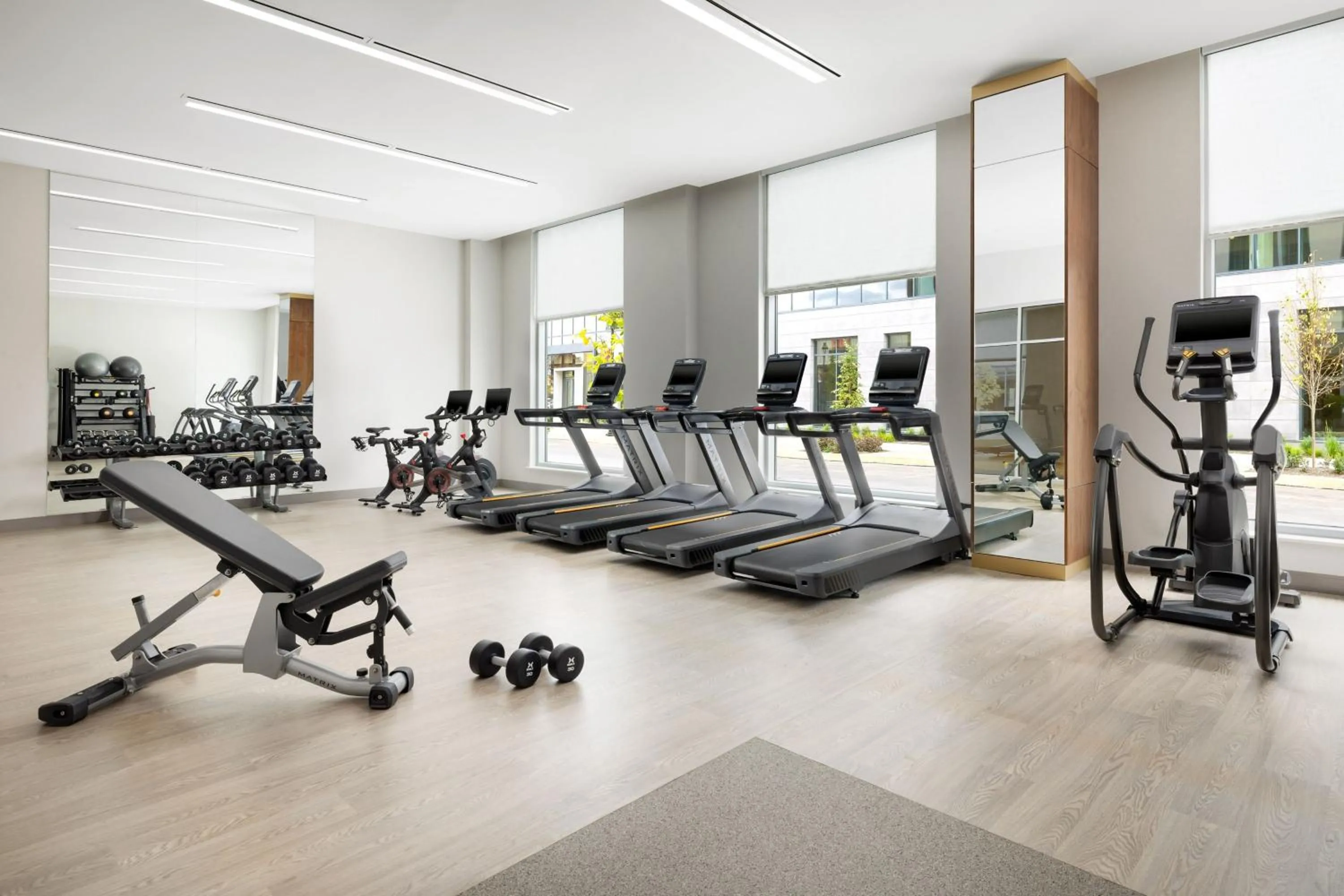 Fitness centre/facilities in AC Hotel by Marriott Newtown Square