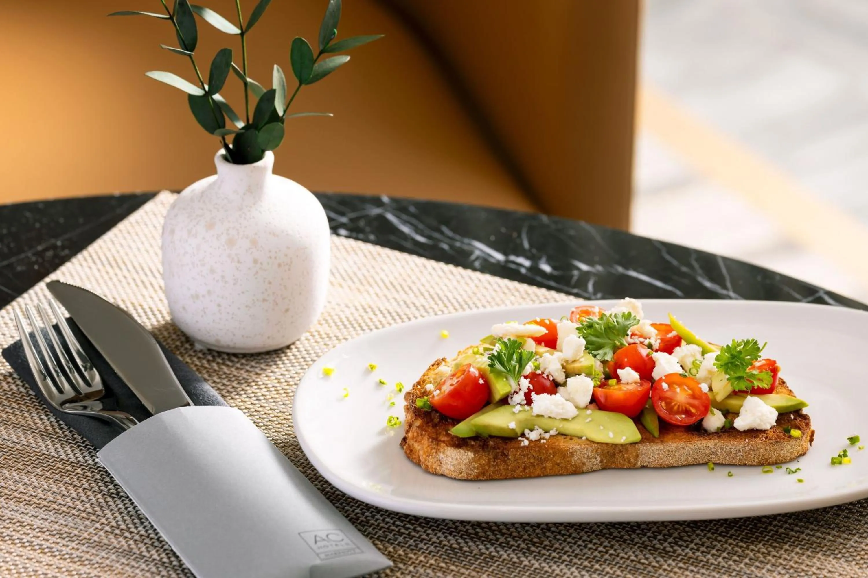 Restaurant/places to eat in AC Hotel by Marriott Newtown Square