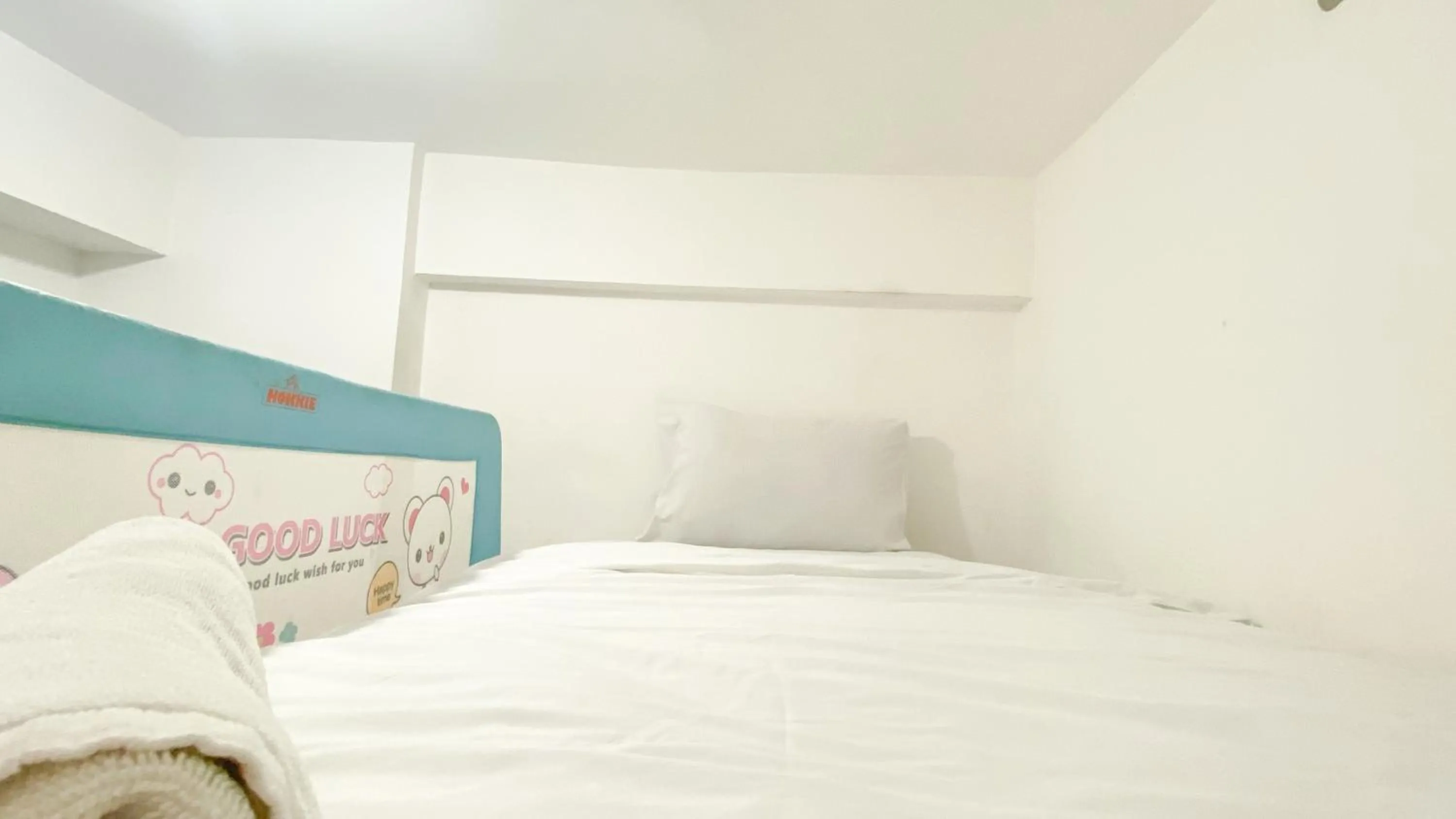 Bed in Best Startegic 2BR at Bassura Apartment By Travelio