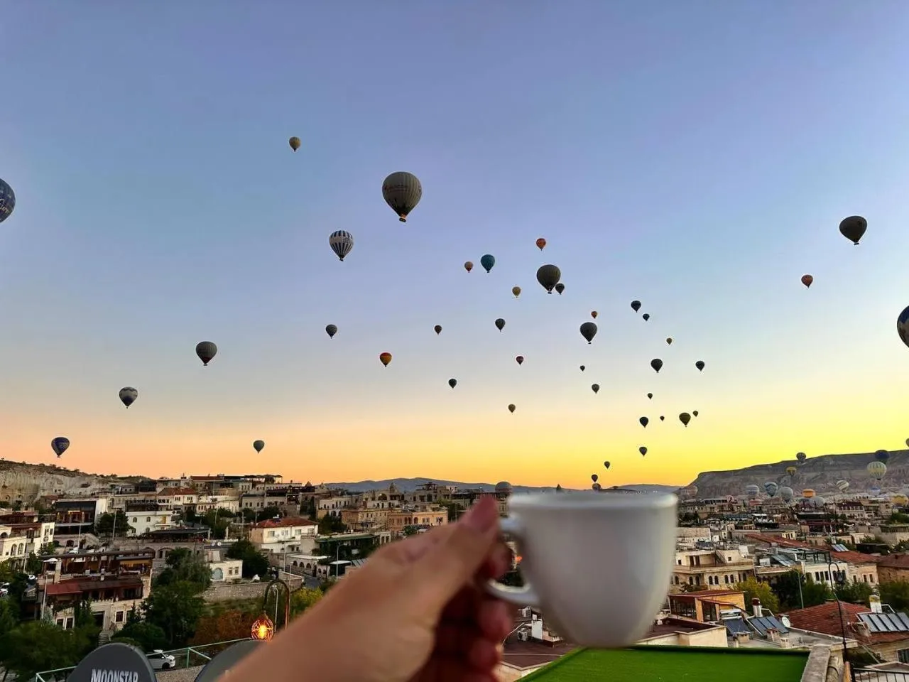 Balcony/Terrace in Güven Cave Hotel