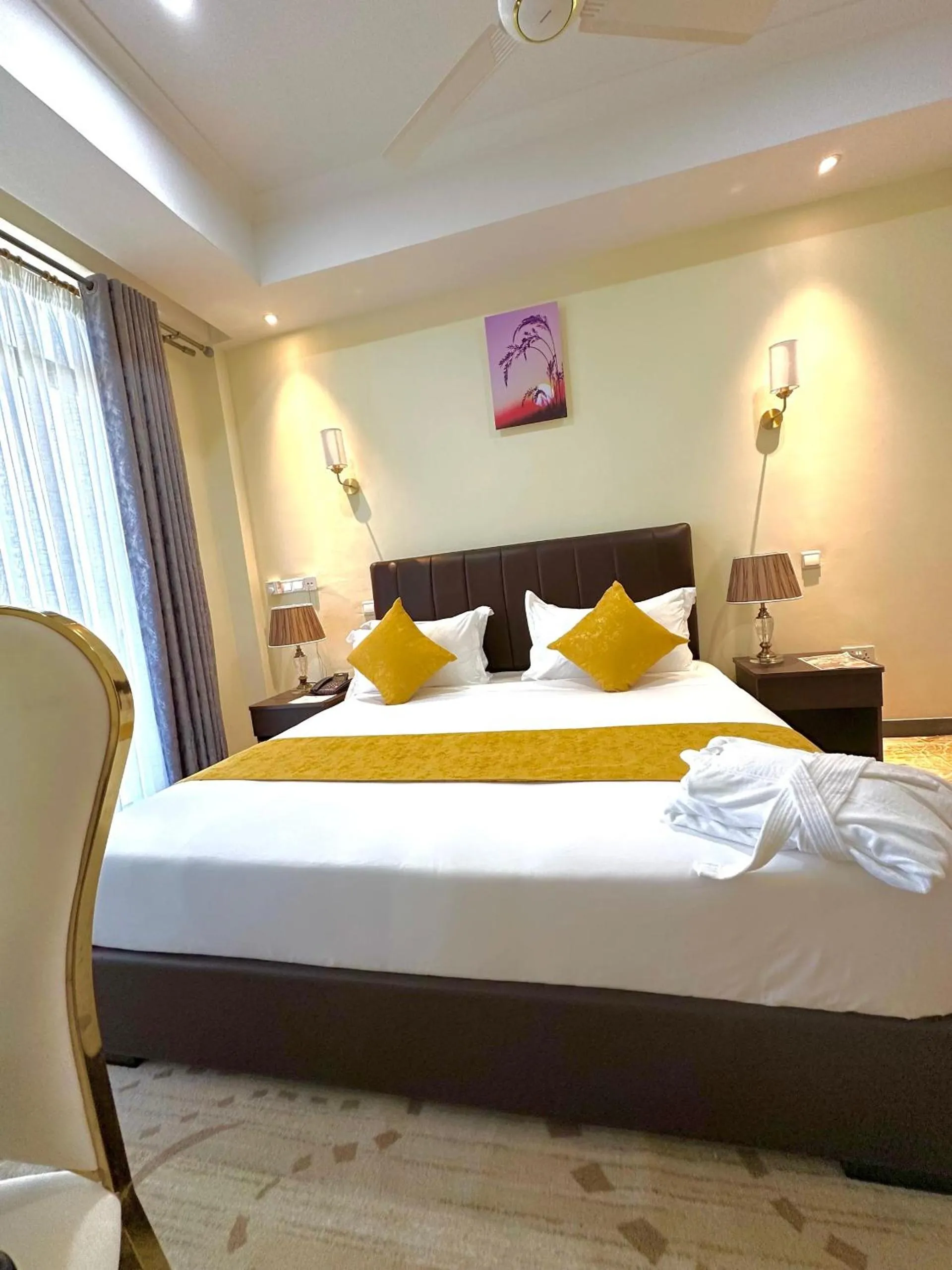 Bed in KIJICHI GATEWAY Hotel