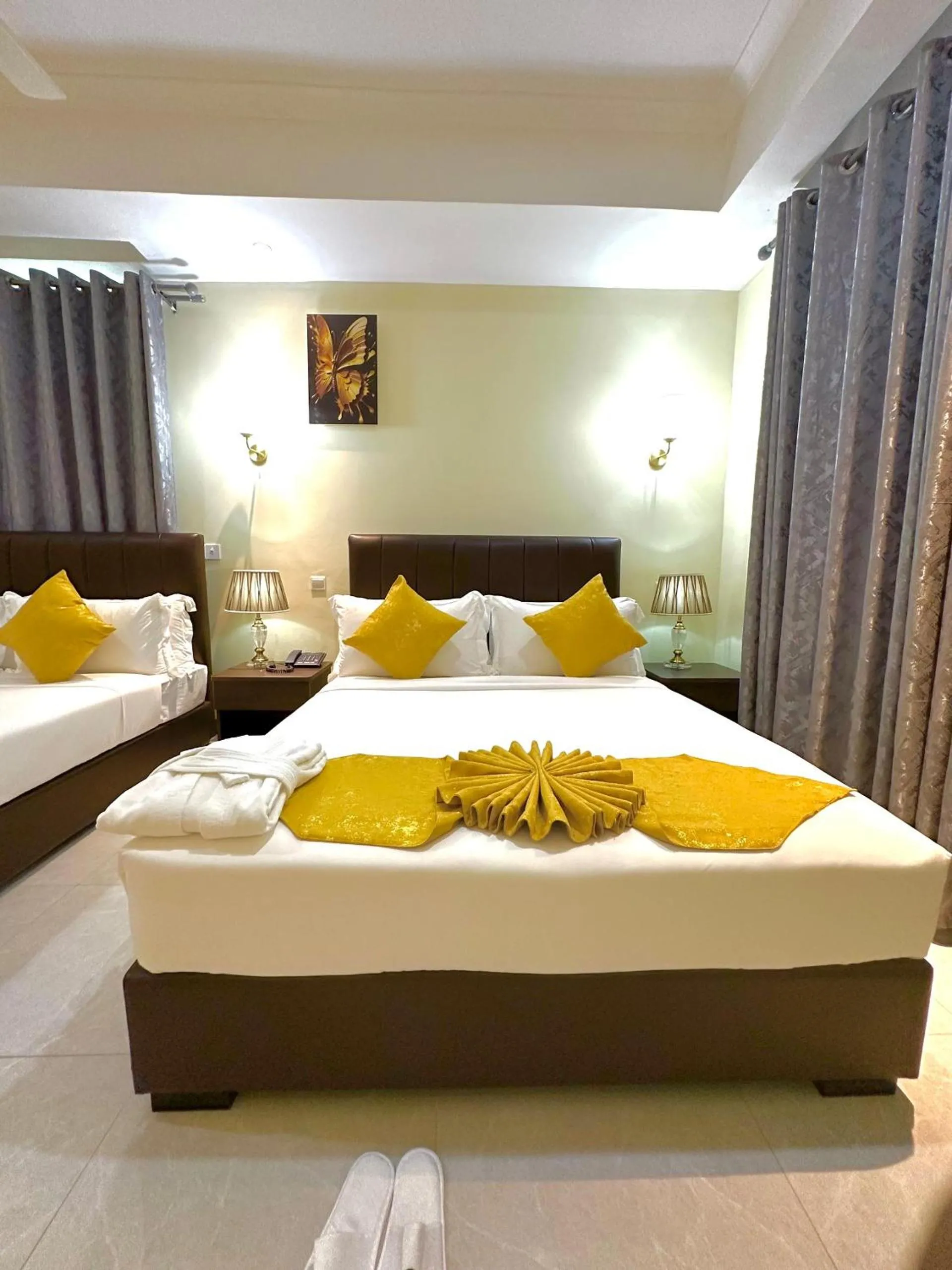 Photo of the whole room, Bed in KIJICHI GATEWAY Hotel