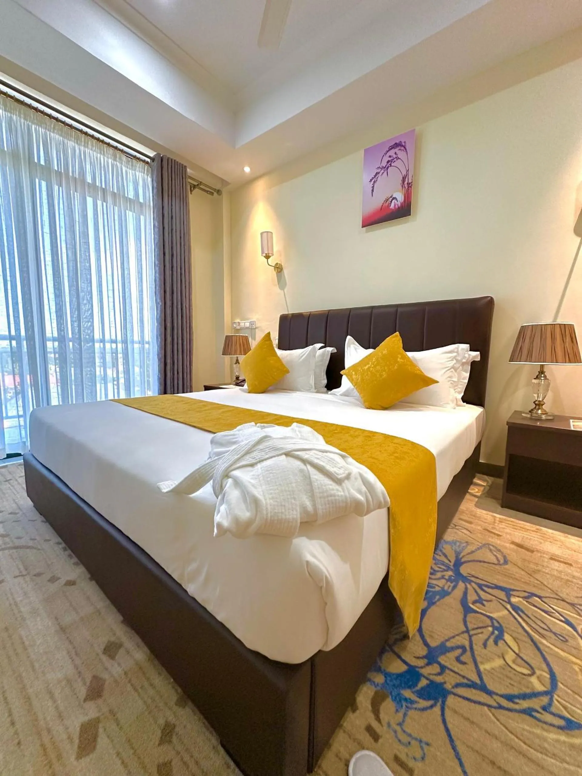 Bed in KIJICHI GATEWAY Hotel