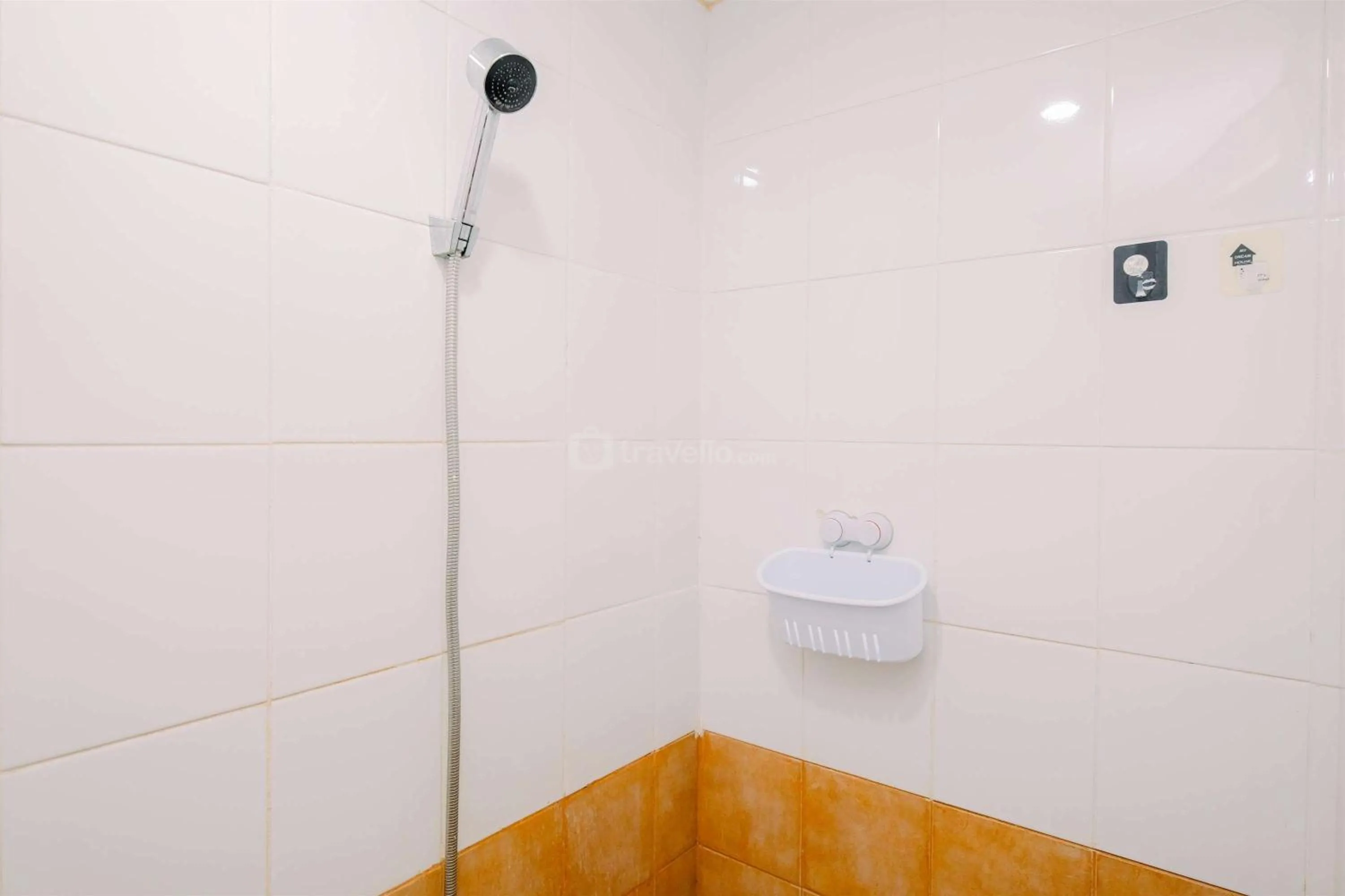 Bed in Good Deal and Cozy Studio Green Pramuka City Apartment By Travelio