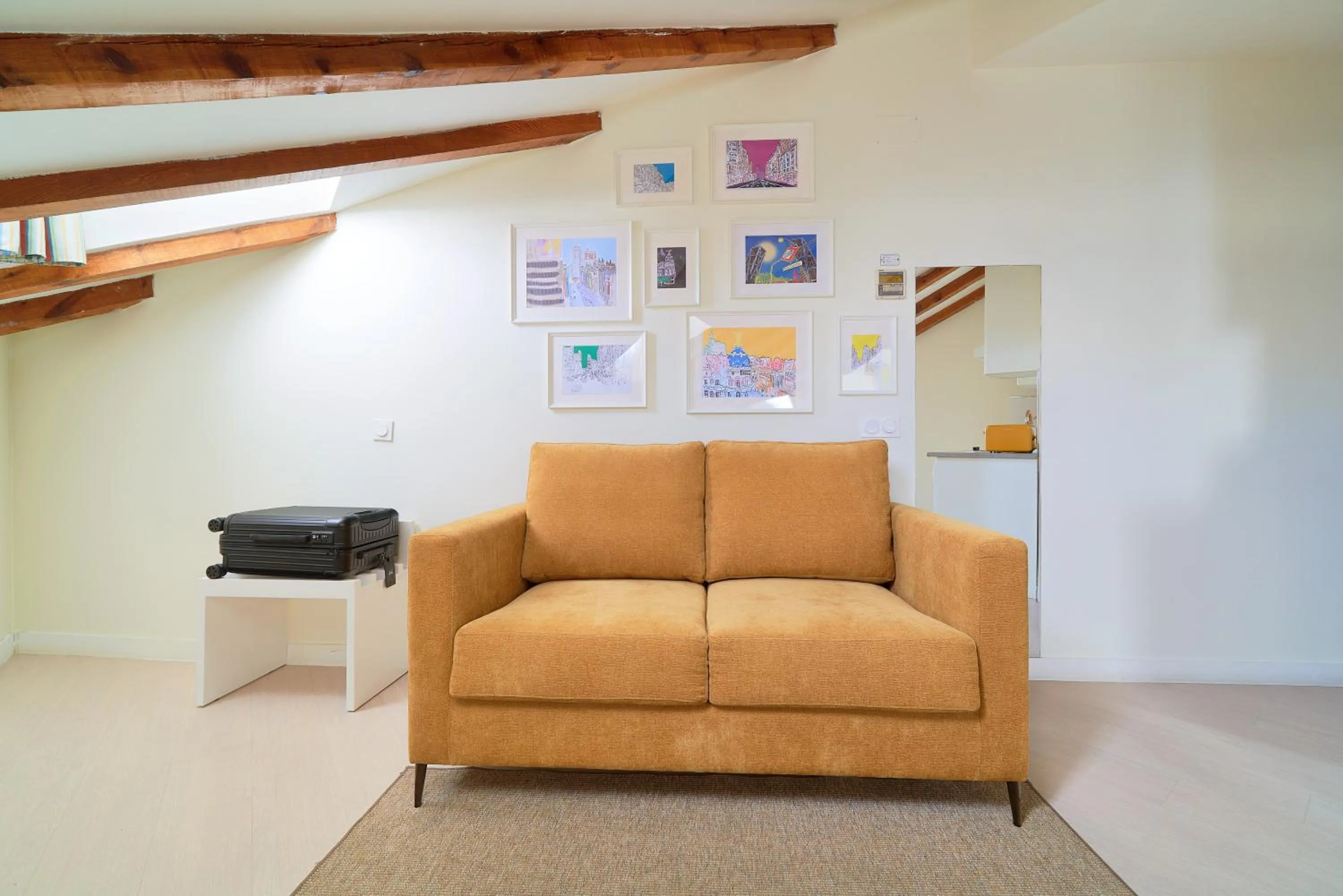 Living room in Blume Cruz Suites