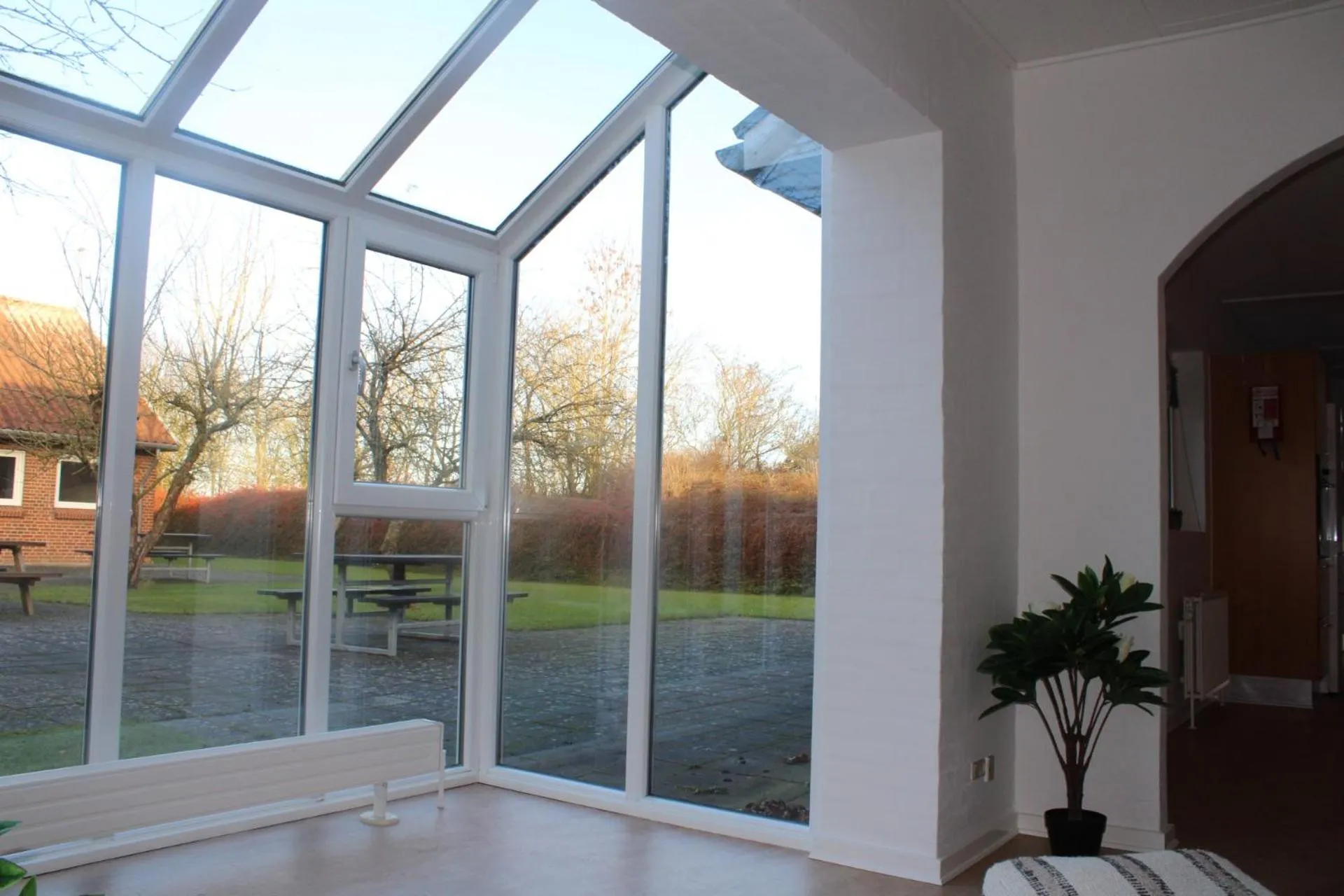Inner courtyard view in Hotel Traneparken