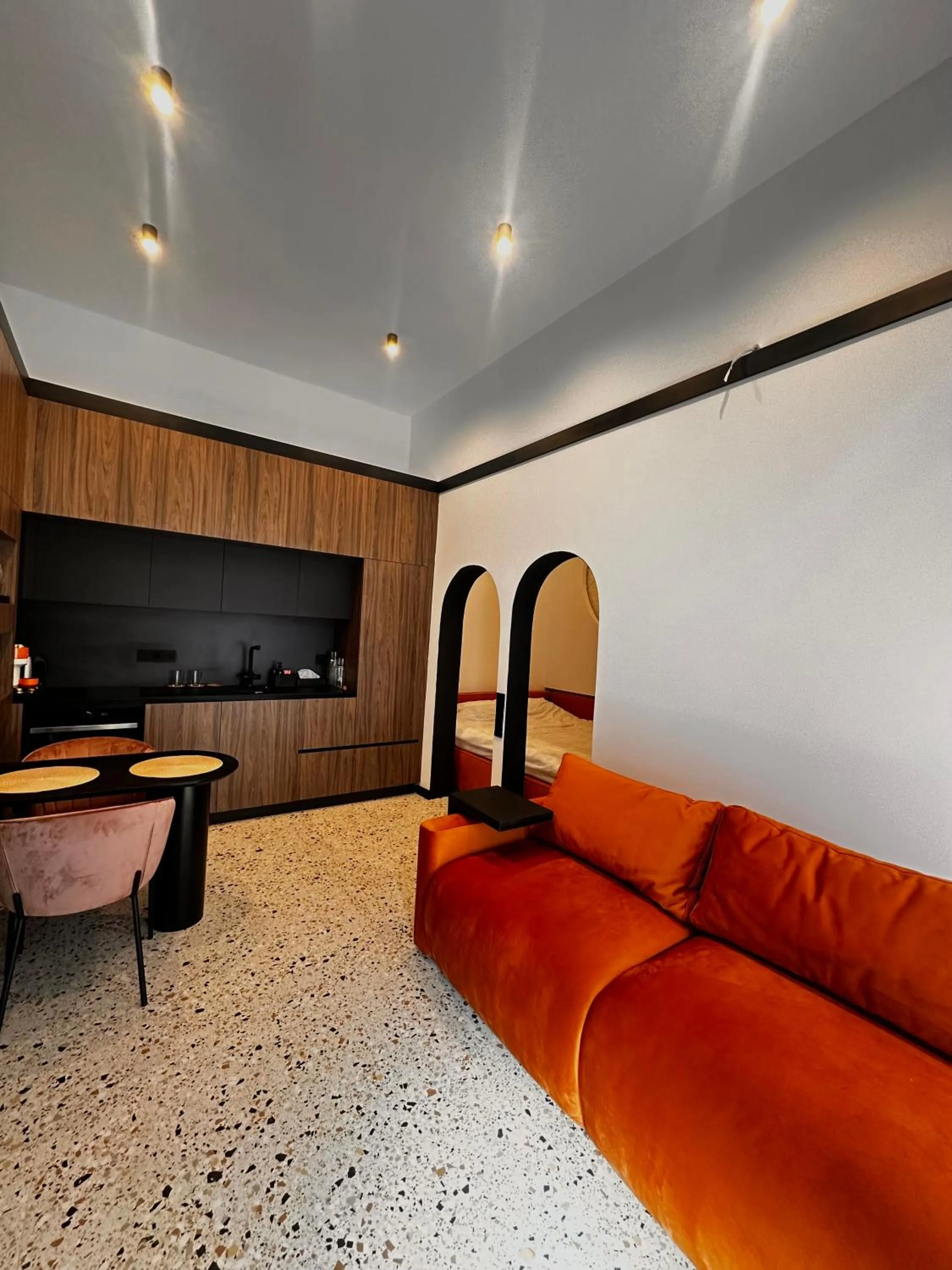 Kitchen or kitchenette in Jais Home-Moon Apartment Old Town