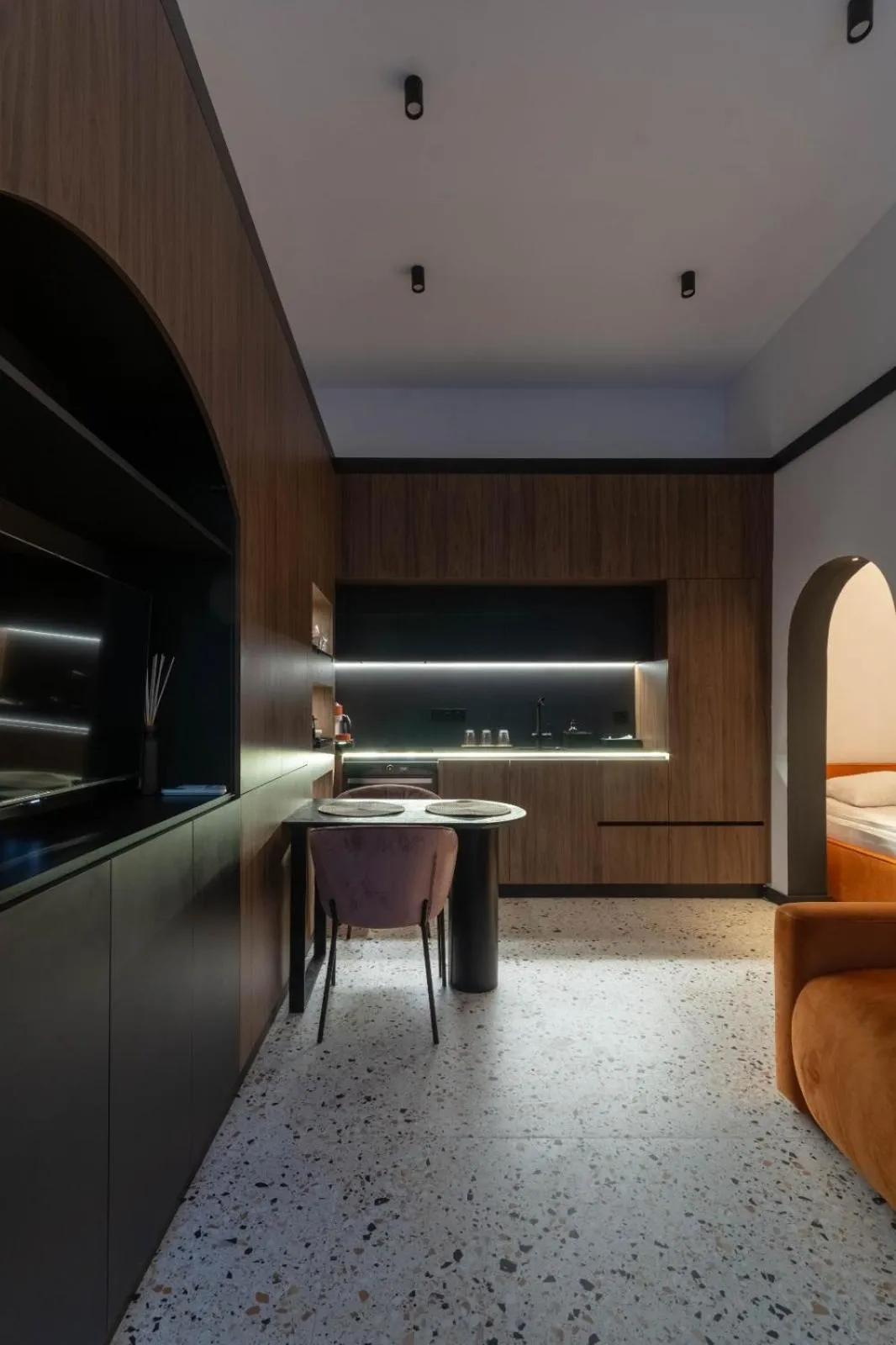 Kitchen or kitchenette in Jais Home-Moon Apartment Old Town