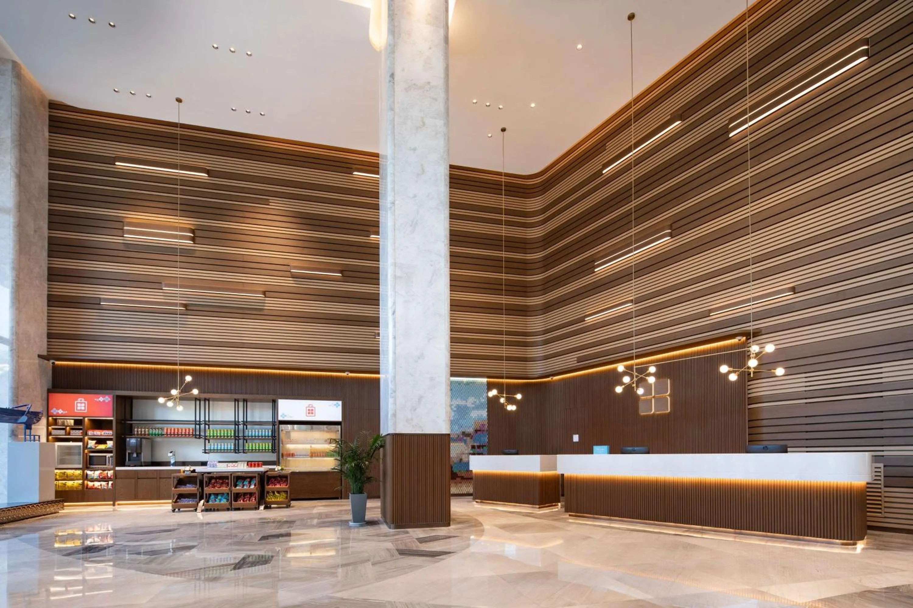Lobby or reception in Hilton Garden Inn Beihai Jiafu