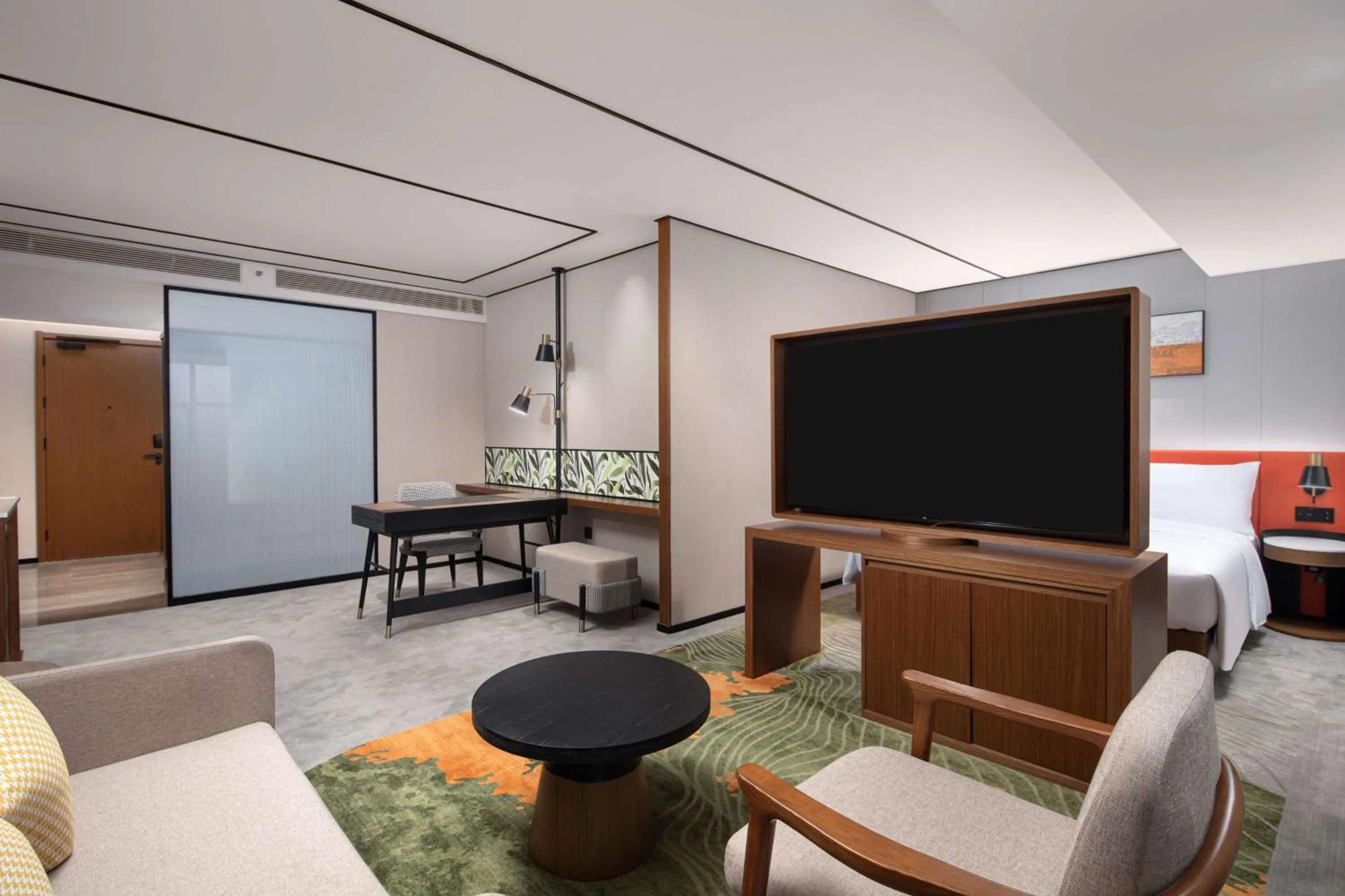 Living room in Hilton Garden Inn Beihai Jiafu