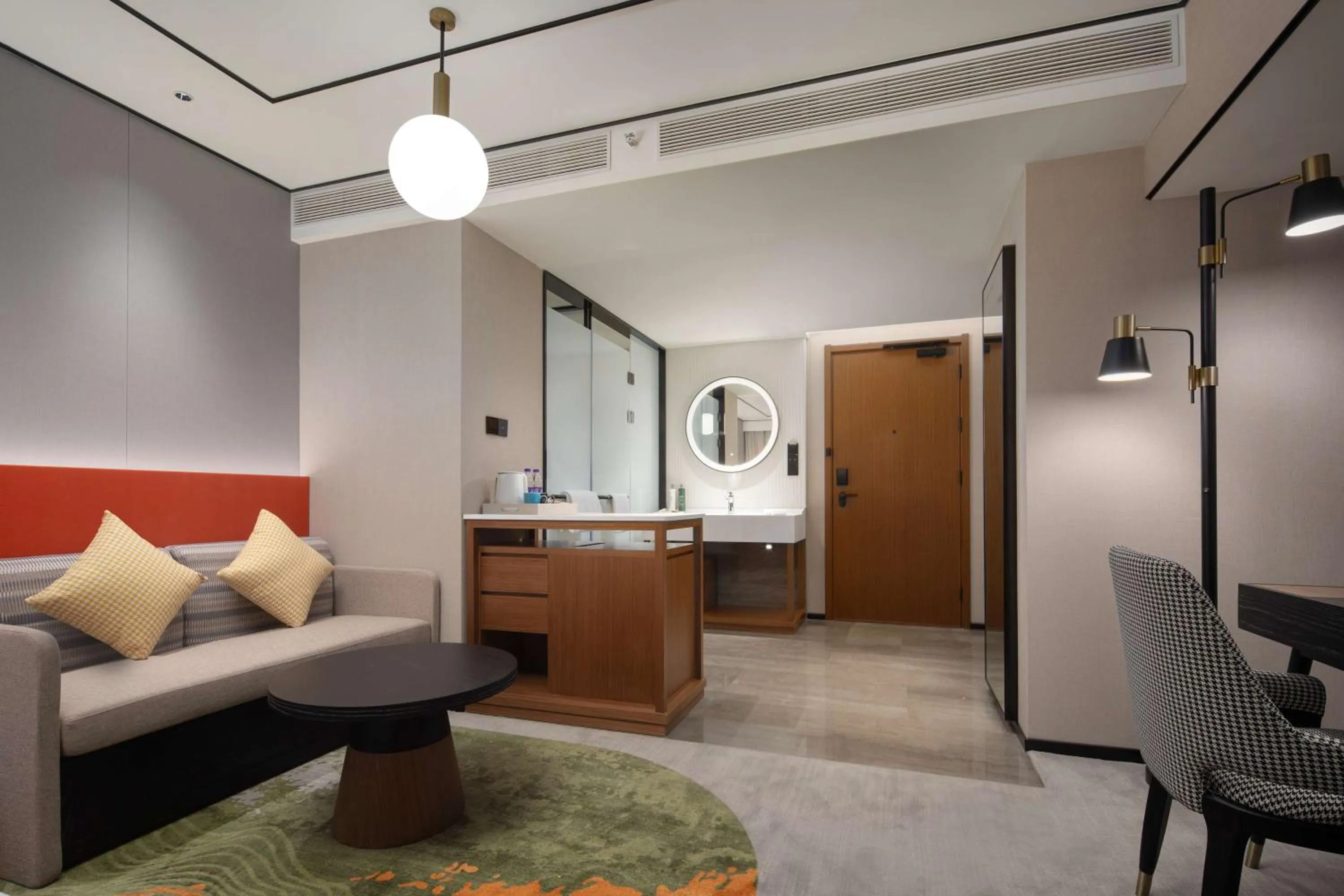 Living room in Hilton Garden Inn Beihai Jiafu