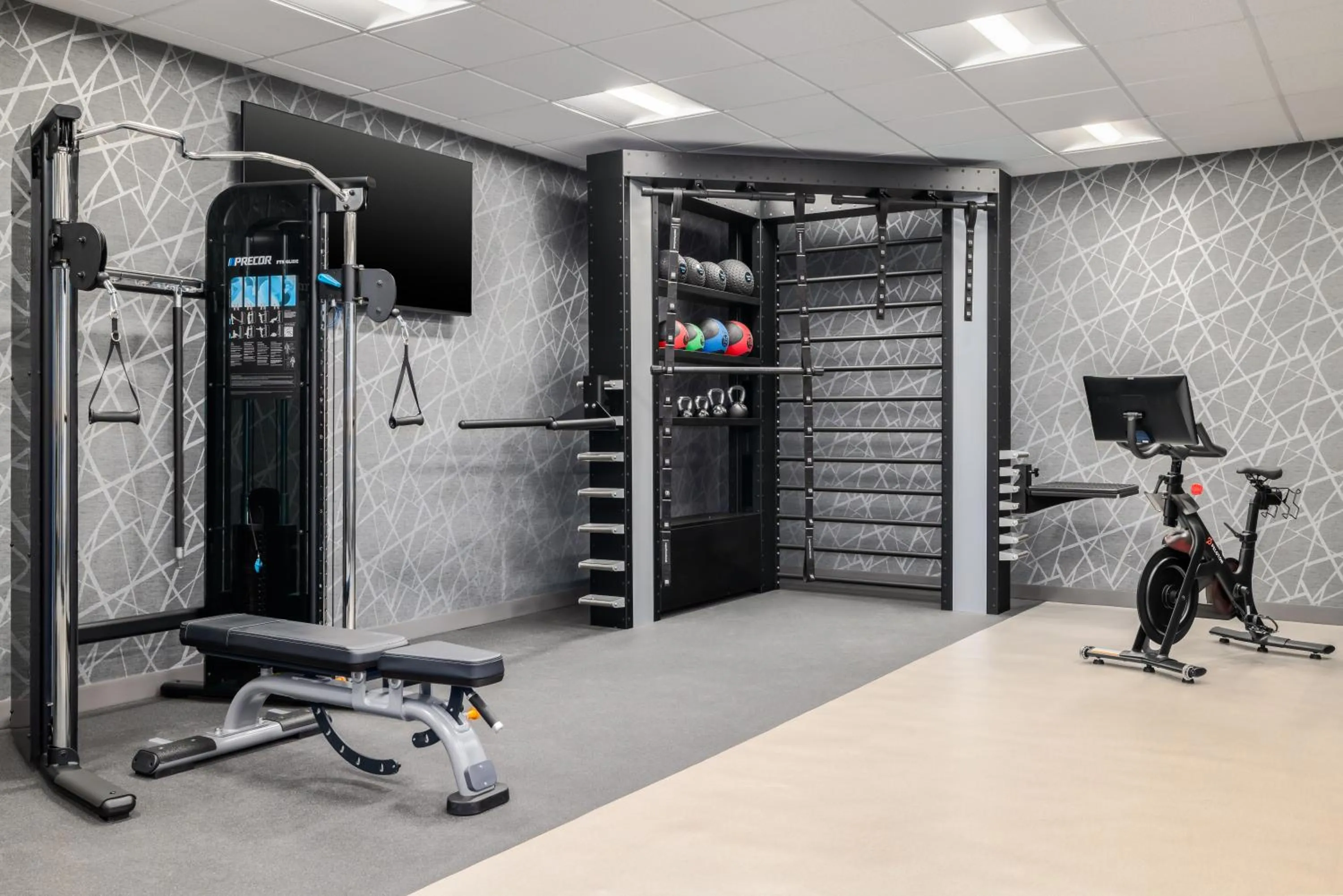 Fitness centre/facilities in Homewood Suites By Hilton Thornton Denver