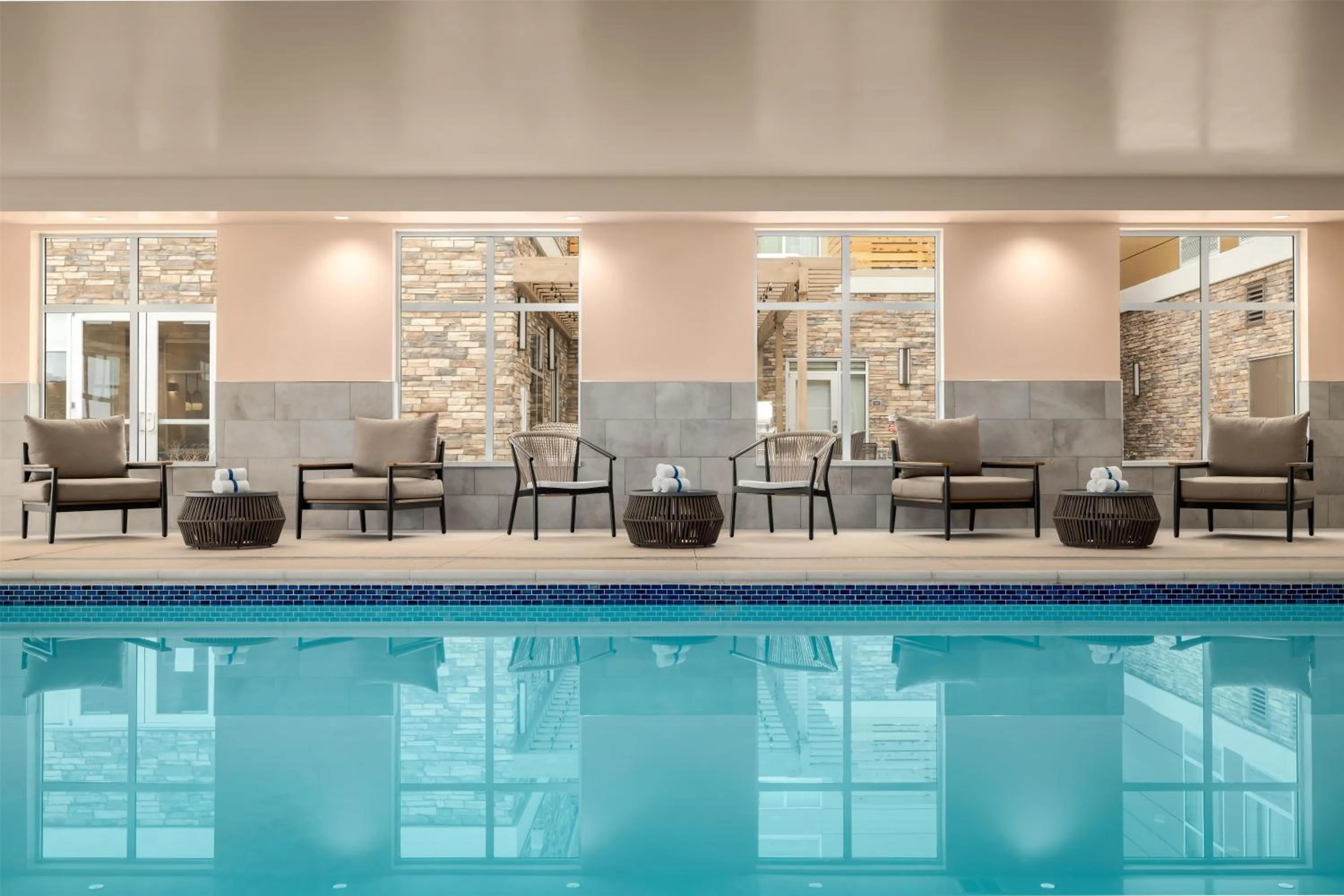 Pool view in Homewood Suites By Hilton Thornton Denver
