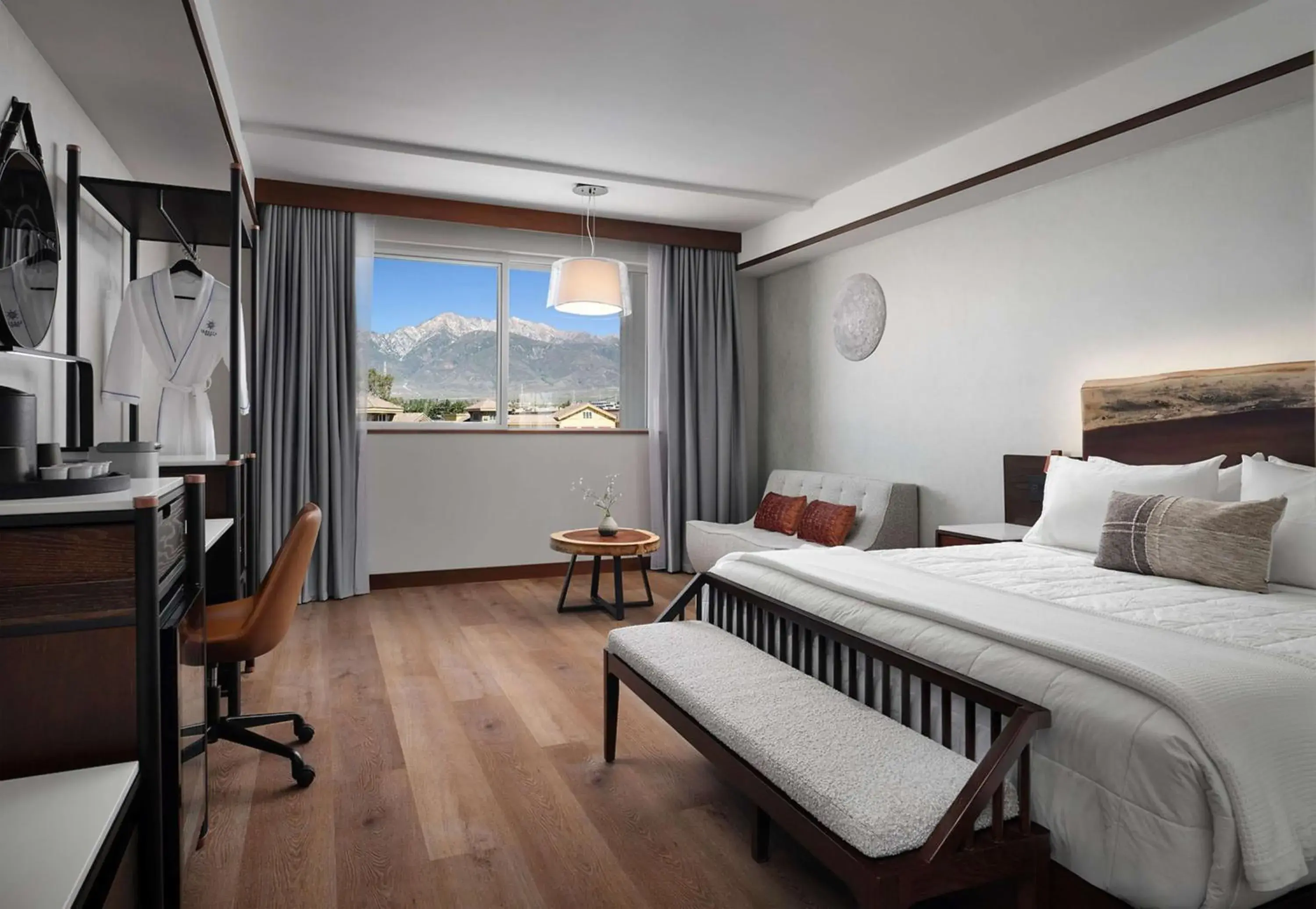 Living room, Bed in Sanctity Hotel Rancho Cucamonga, Tapestry Collection Hilton Living room, Bed in Sanctity Hotel Rancho Cucamonga, Tapestry Collection Hilton