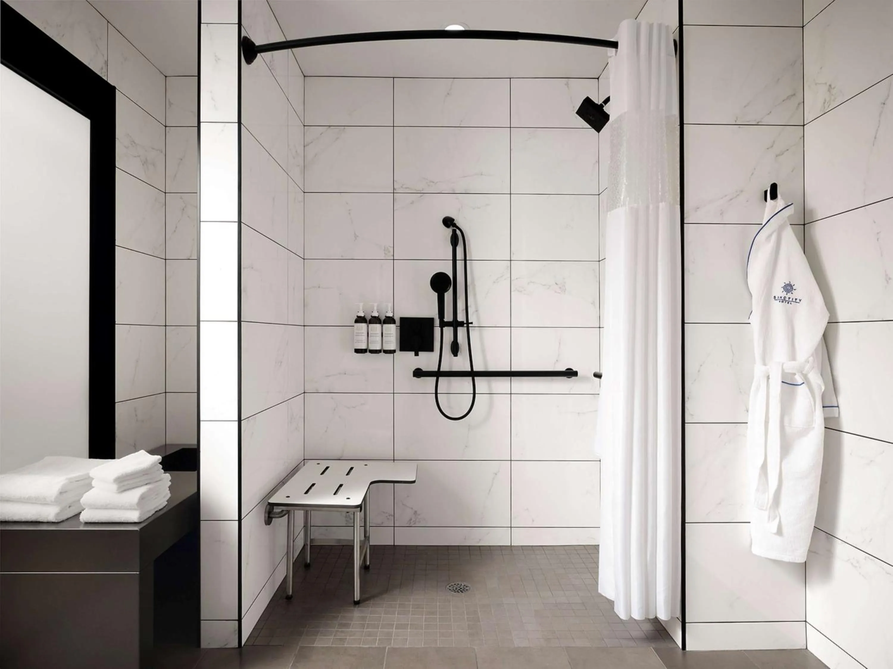 Bathroom in Sanctity Hotel Rancho Cucamonga, Tapestry Collection Hilton