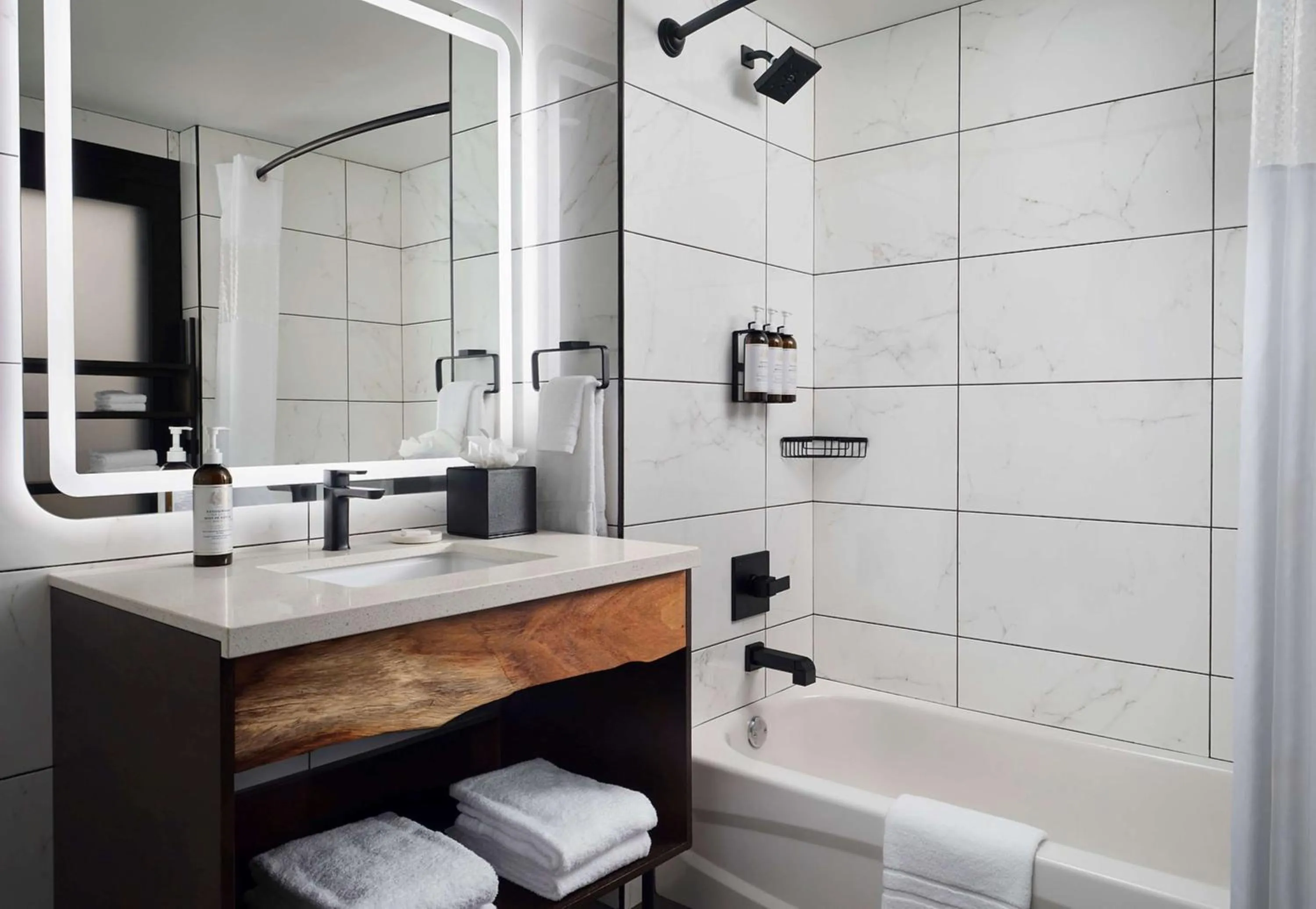 Bathroom in Sanctity Hotel Rancho Cucamonga, Tapestry Collection Hilton