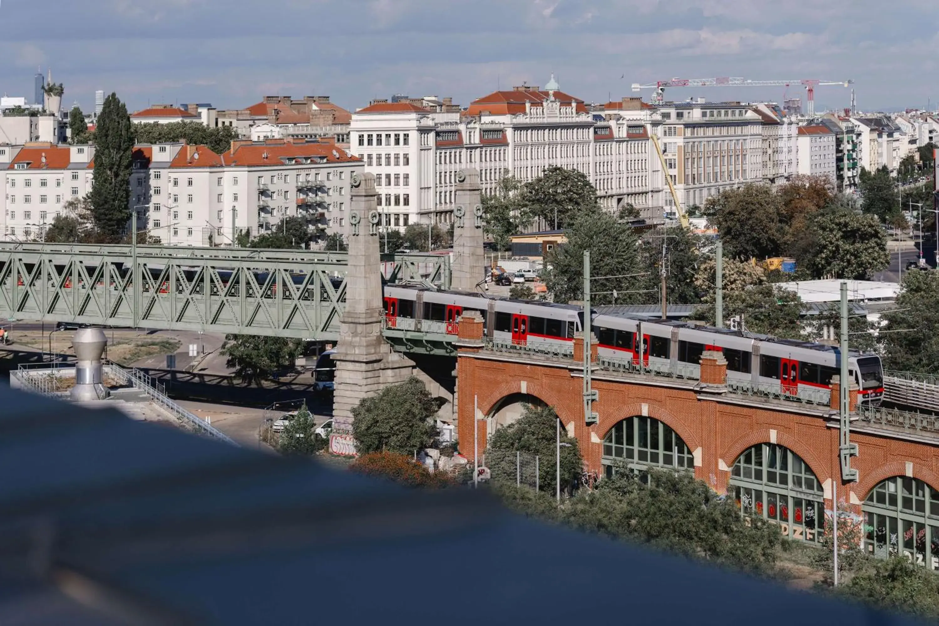 City view in Hampton By Hilton Vienna City West City view in Hampton By Hilton Vienna City West