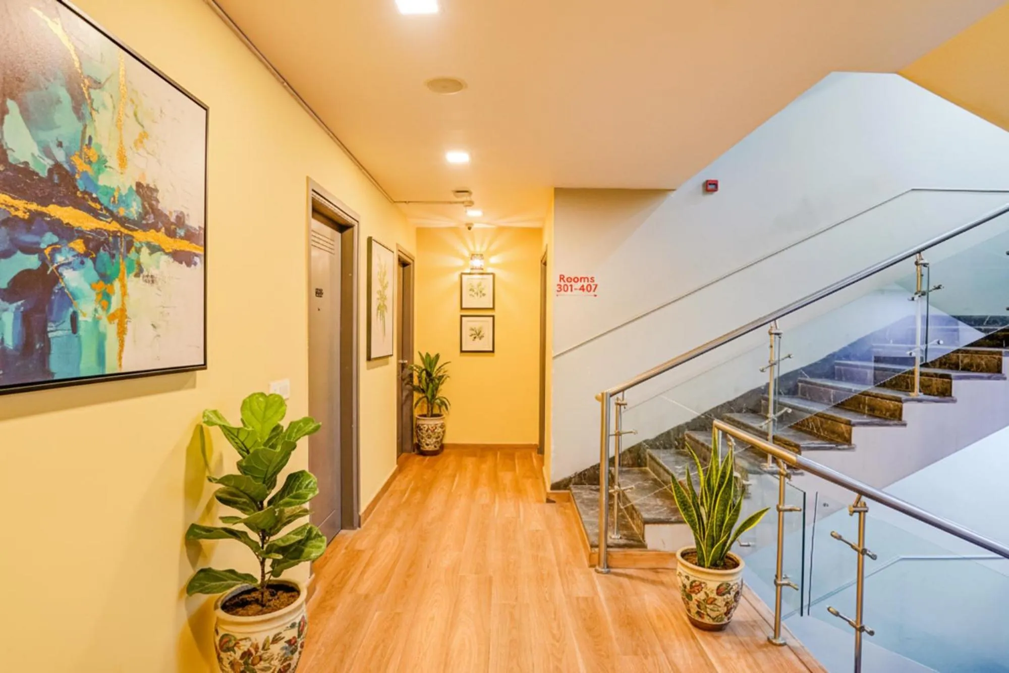 Lobby or reception in FabHotel Kaushambi