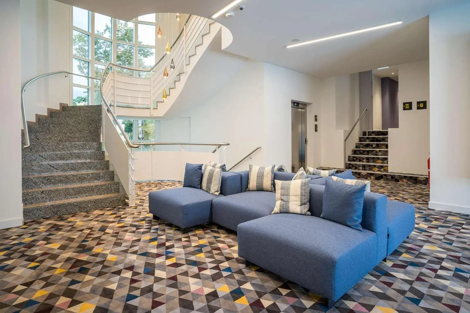 Lobby or reception in Hampton By Hilton Locarno Lobby or reception in Hampton By Hilton Locarno