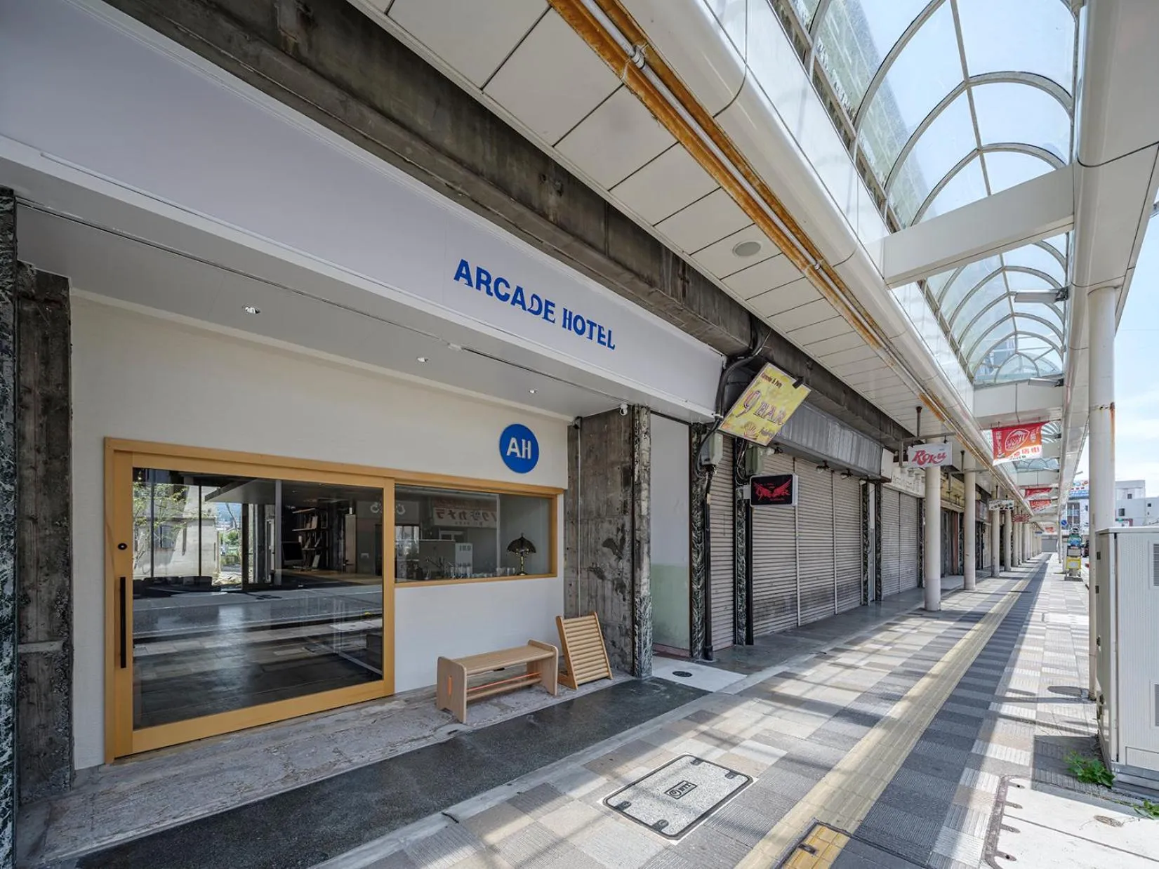 Property building in Arcade Hotel
