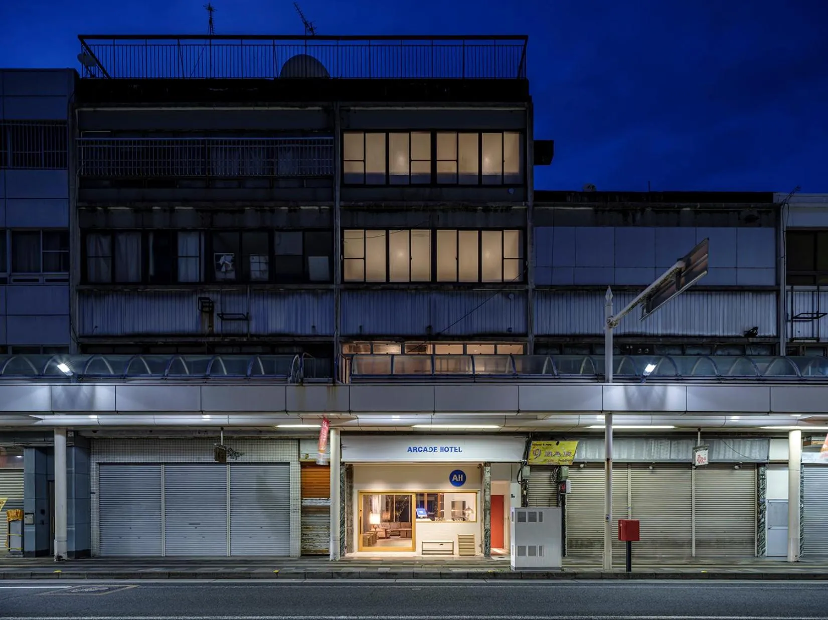 Property building in Arcade Hotel