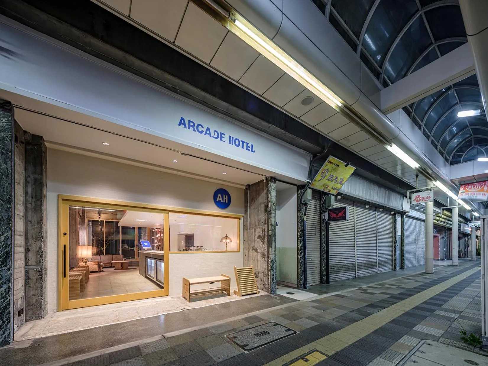 Property building in Arcade Hotel