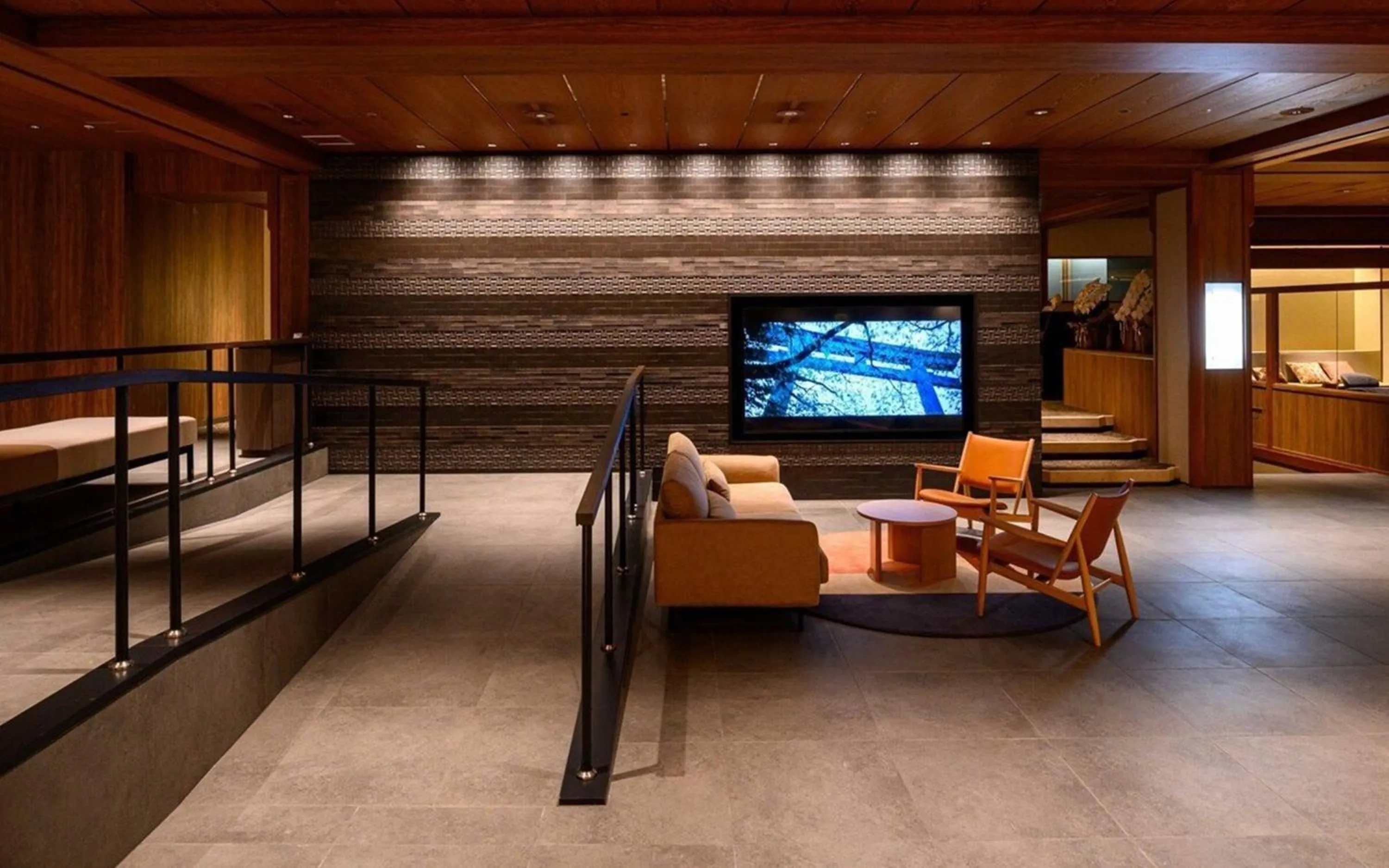 Lobby or reception, Bed in Sansuikan Kawayu Midoriya