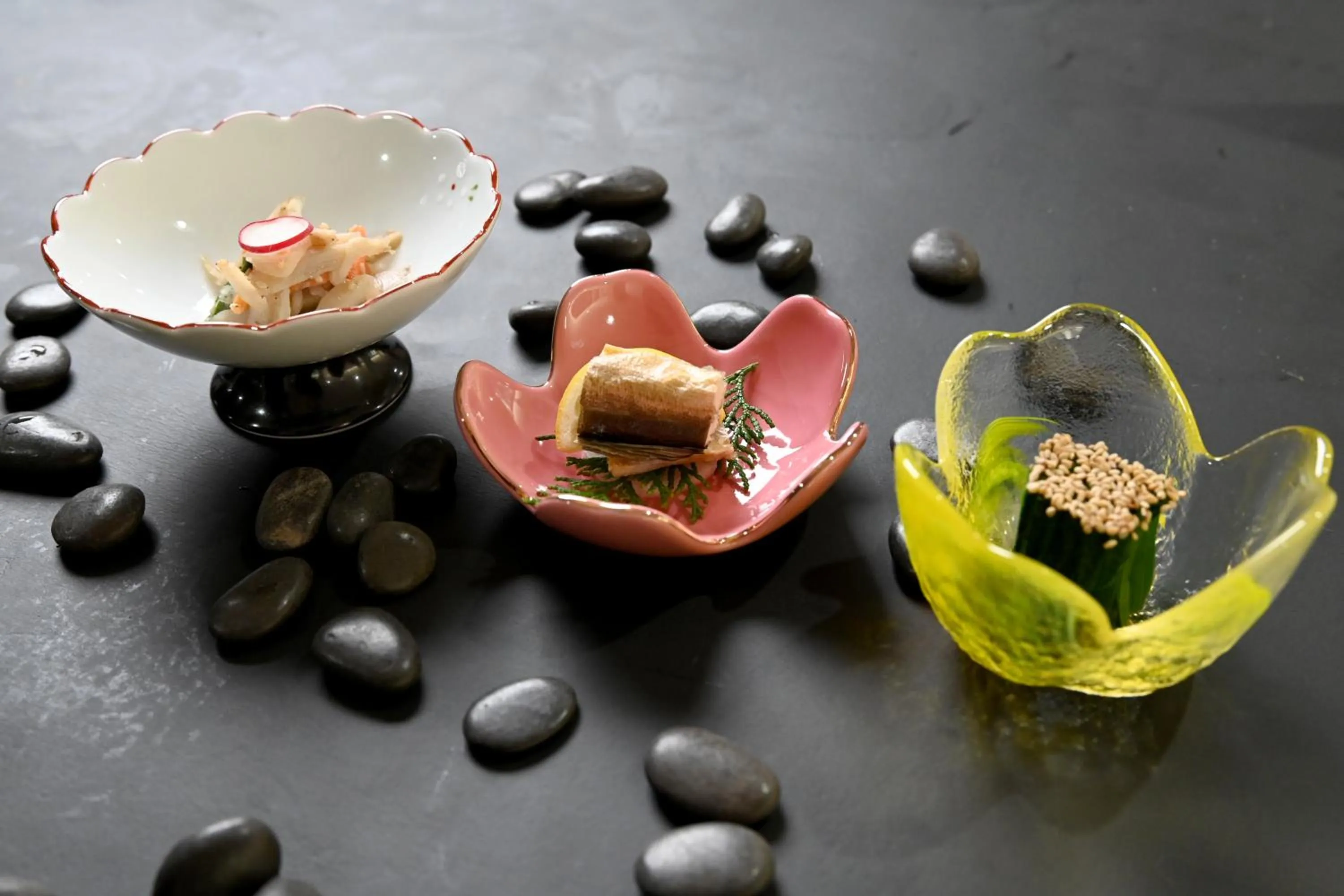 Dinner in Sansuikan Kawayu Midoriya