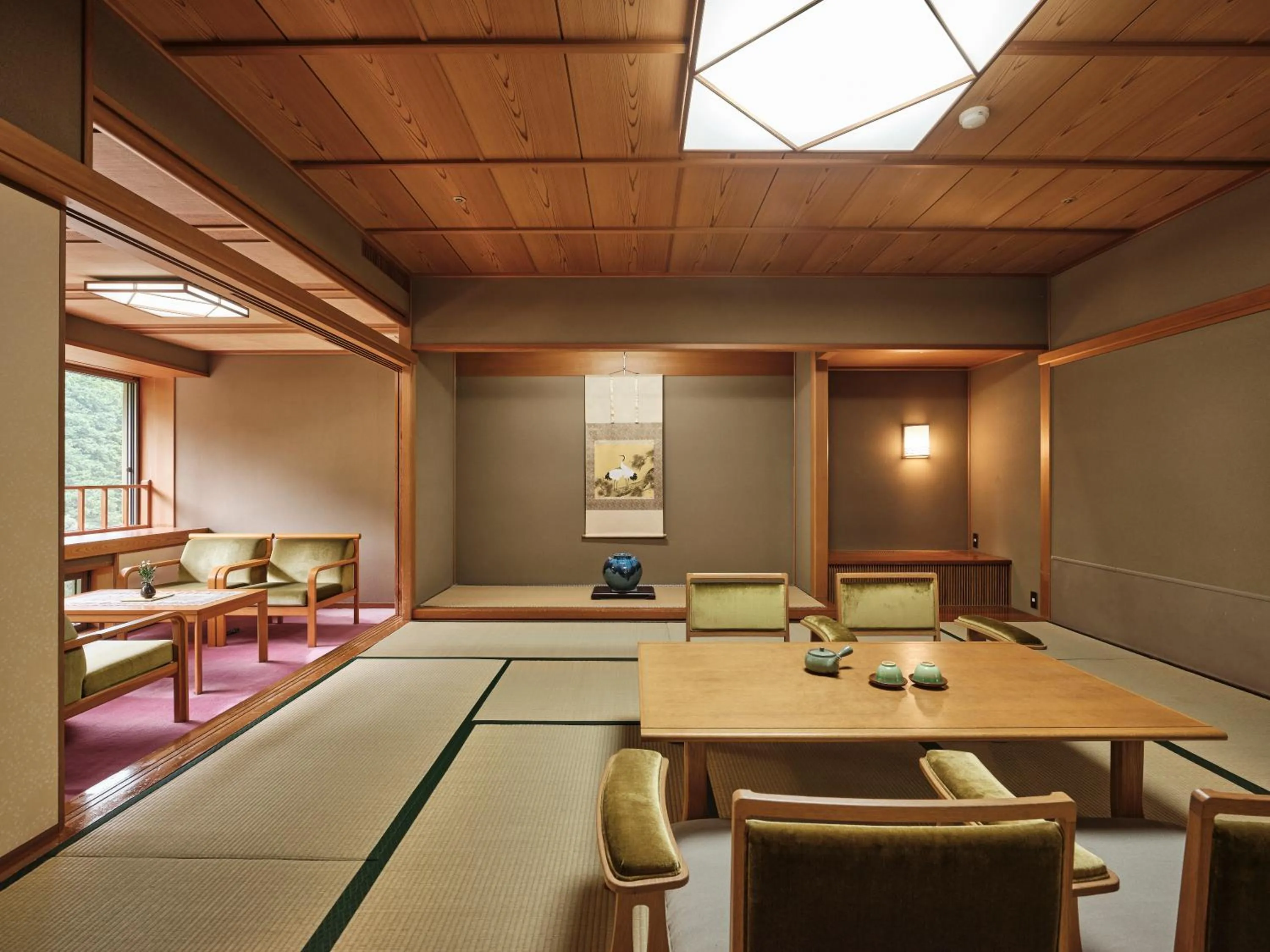 Photo of the whole room in Sansuikan Kawayu Midoriya