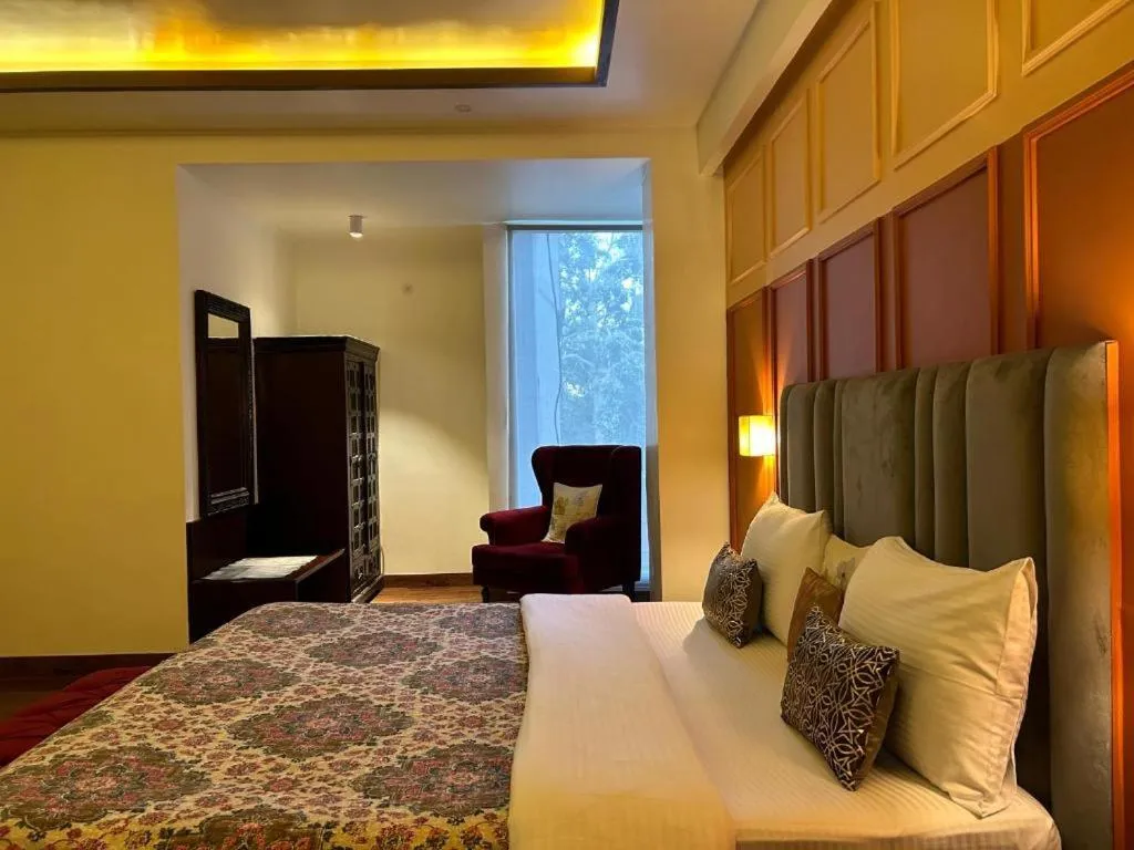 Bed in Gulmohar Mansion - A Boutique Stay