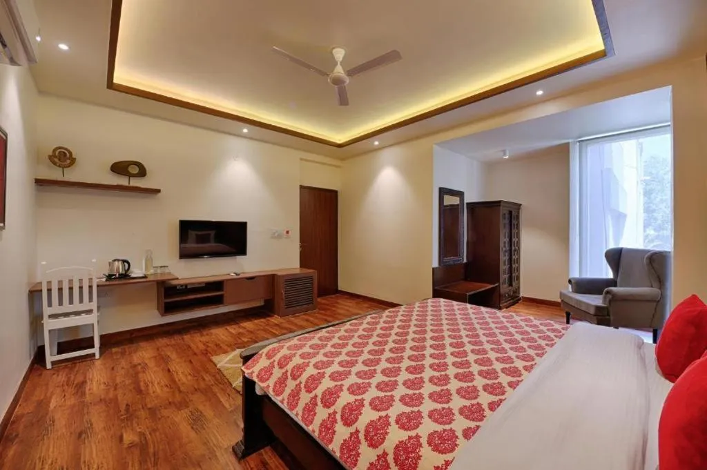 Bed in Gulmohar Mansion - A Boutique Stay