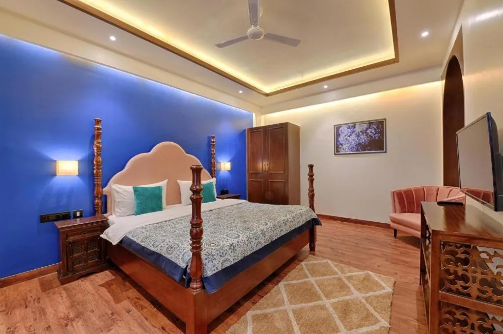 Bed in Gulmohar Mansion - A Boutique Stay