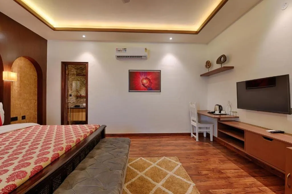 Bed in Gulmohar Mansion - A Boutique Stay