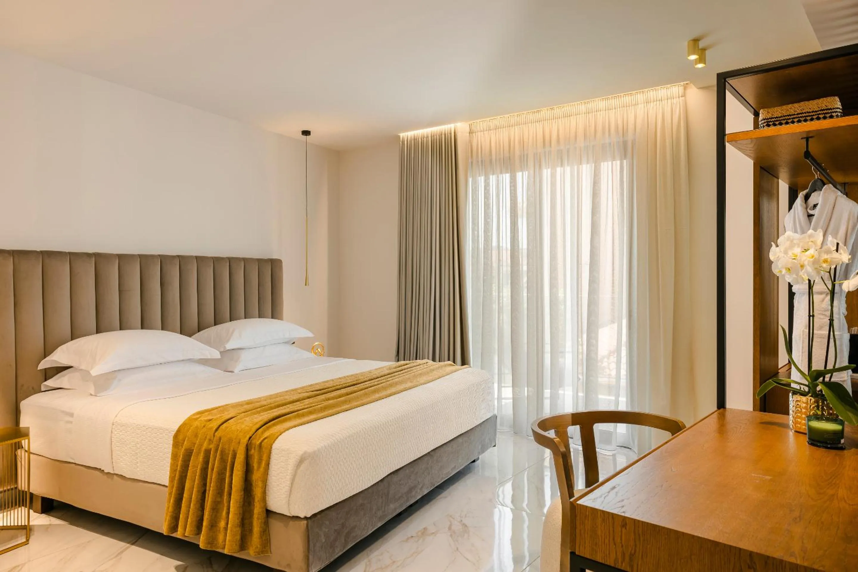 Bedroom, Bed in G Boutique Hotel Kefalonia