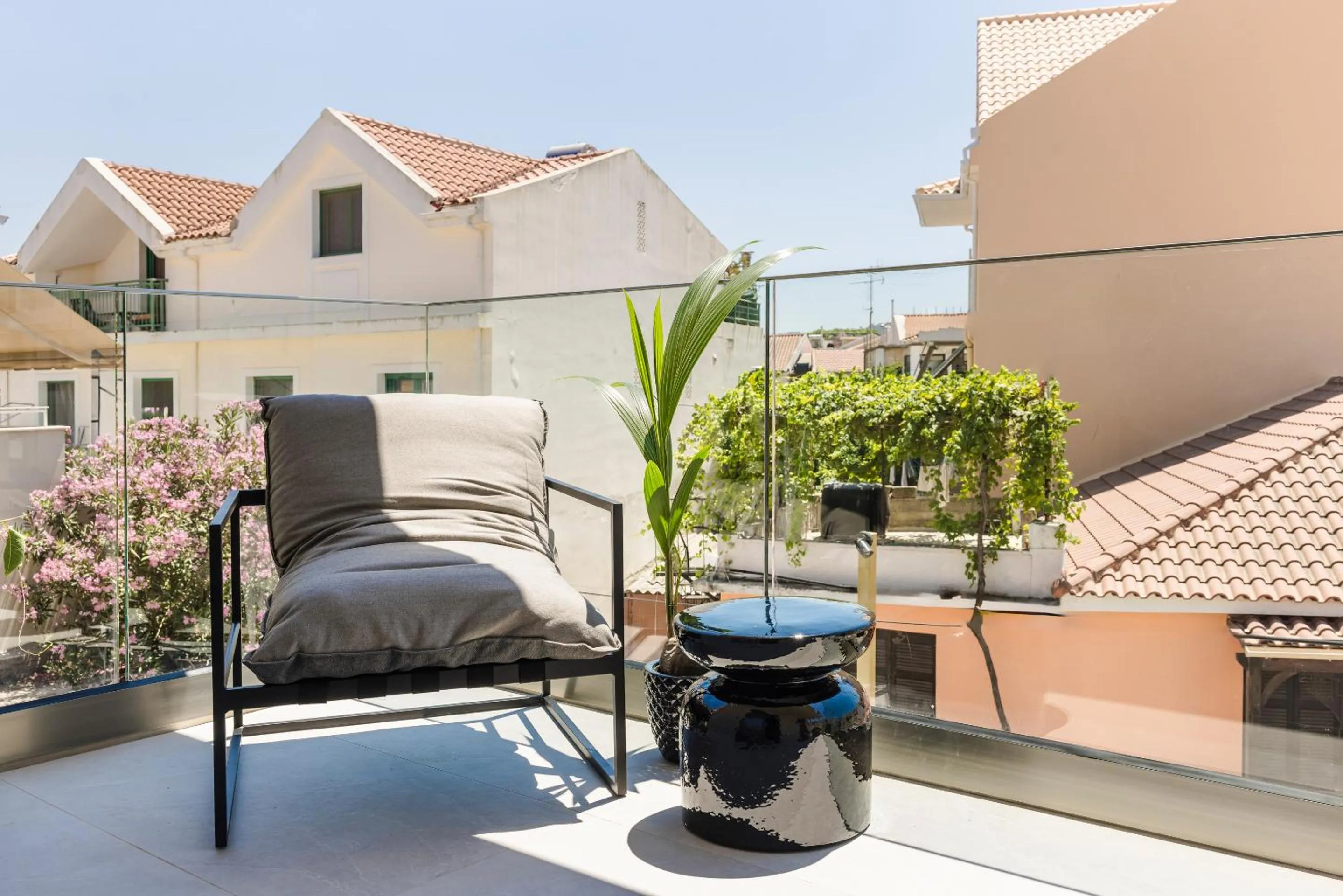 Balcony/Terrace in G Boutique Hotel Kefalonia