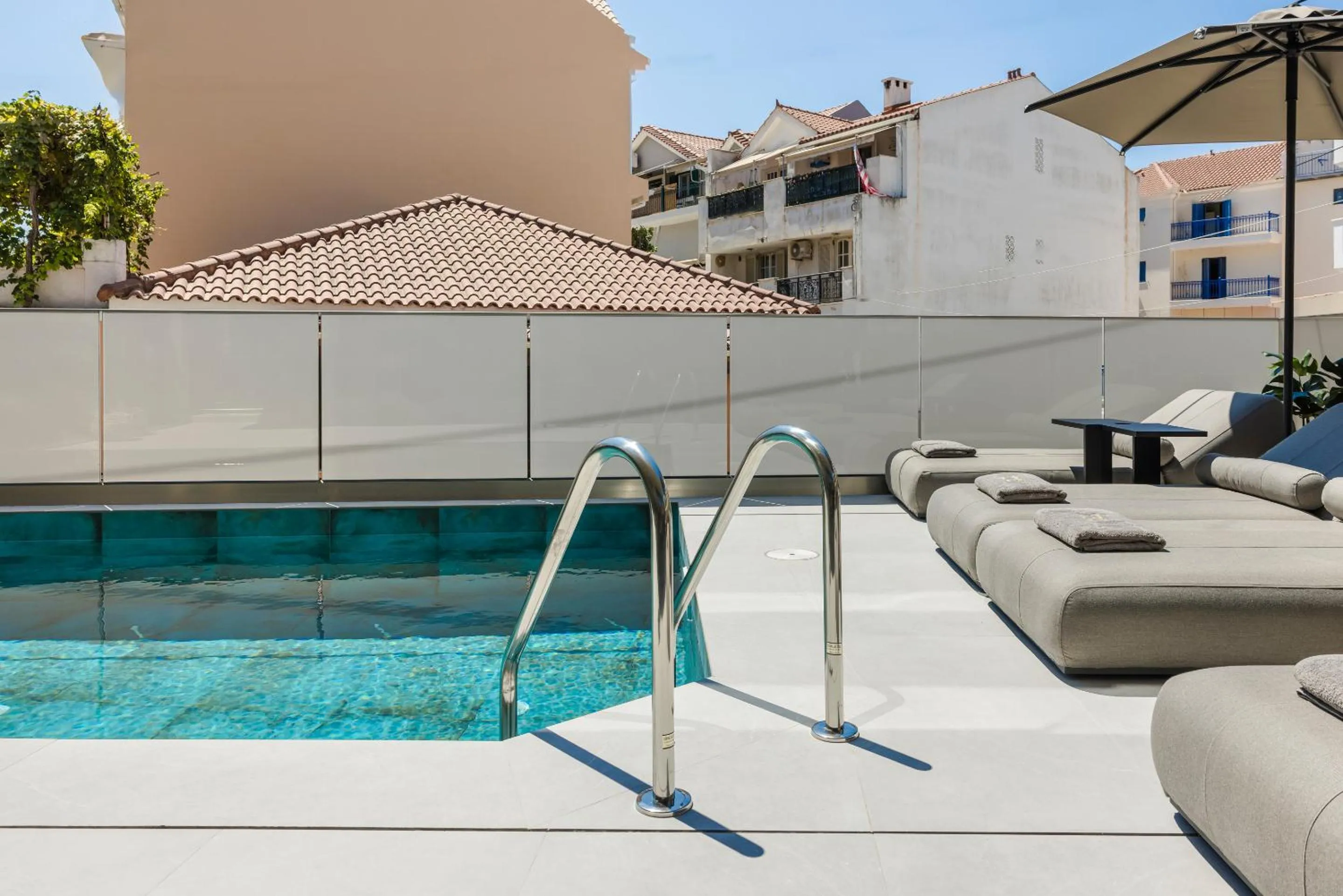 Balcony/Terrace in G Boutique Hotel Kefalonia