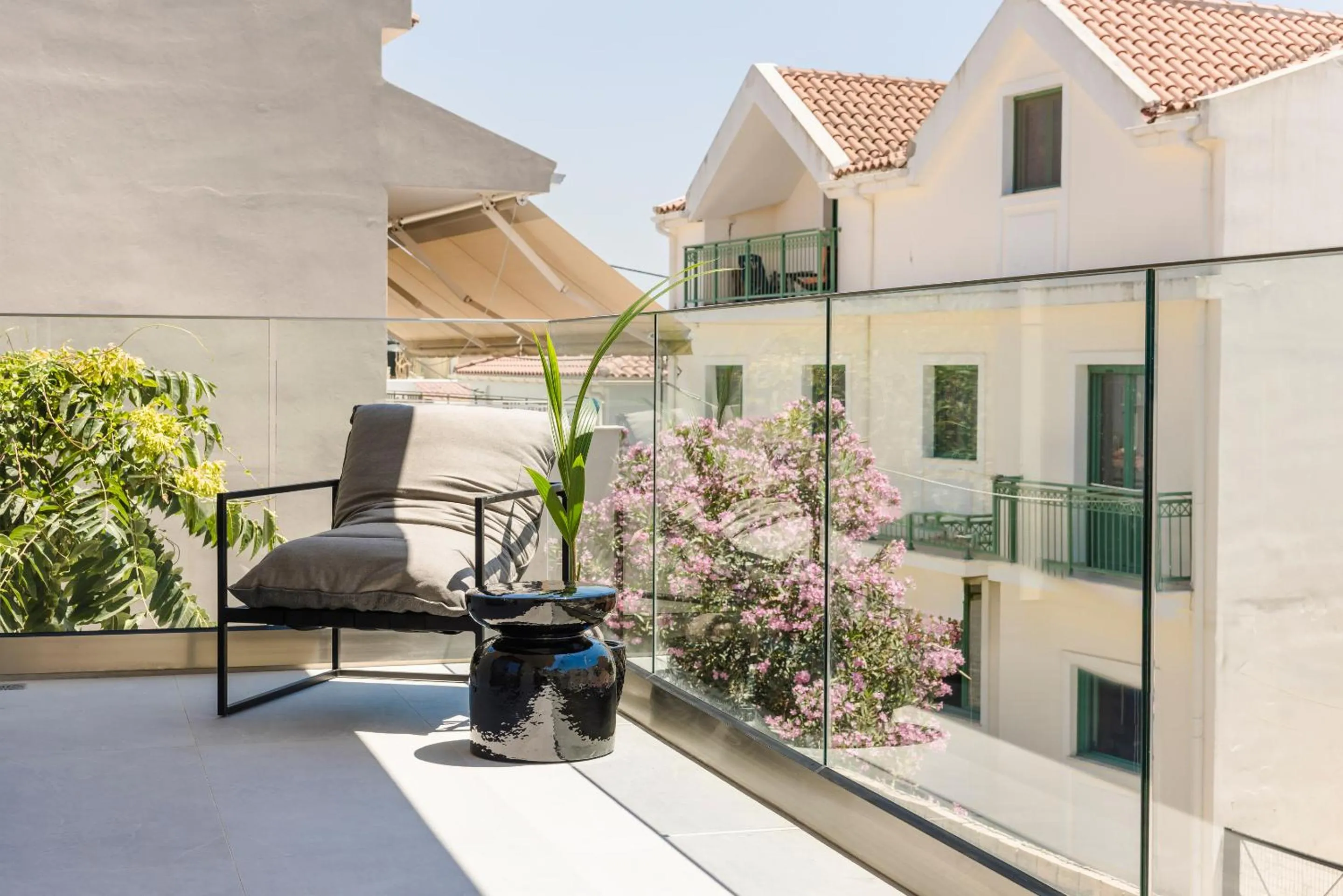 Balcony/Terrace in G Boutique Hotel Kefalonia