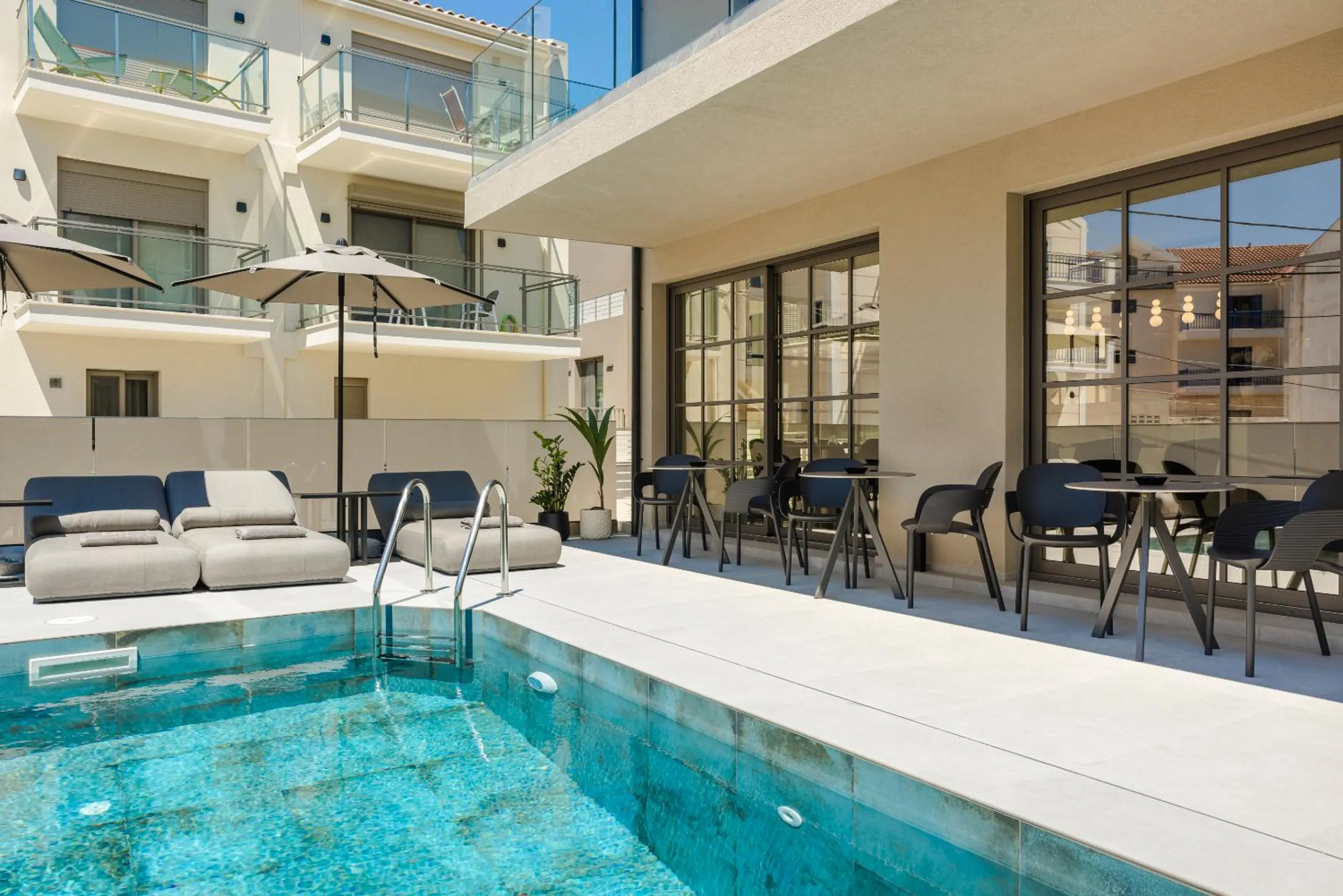 Balcony/Terrace in G Boutique Hotel Kefalonia