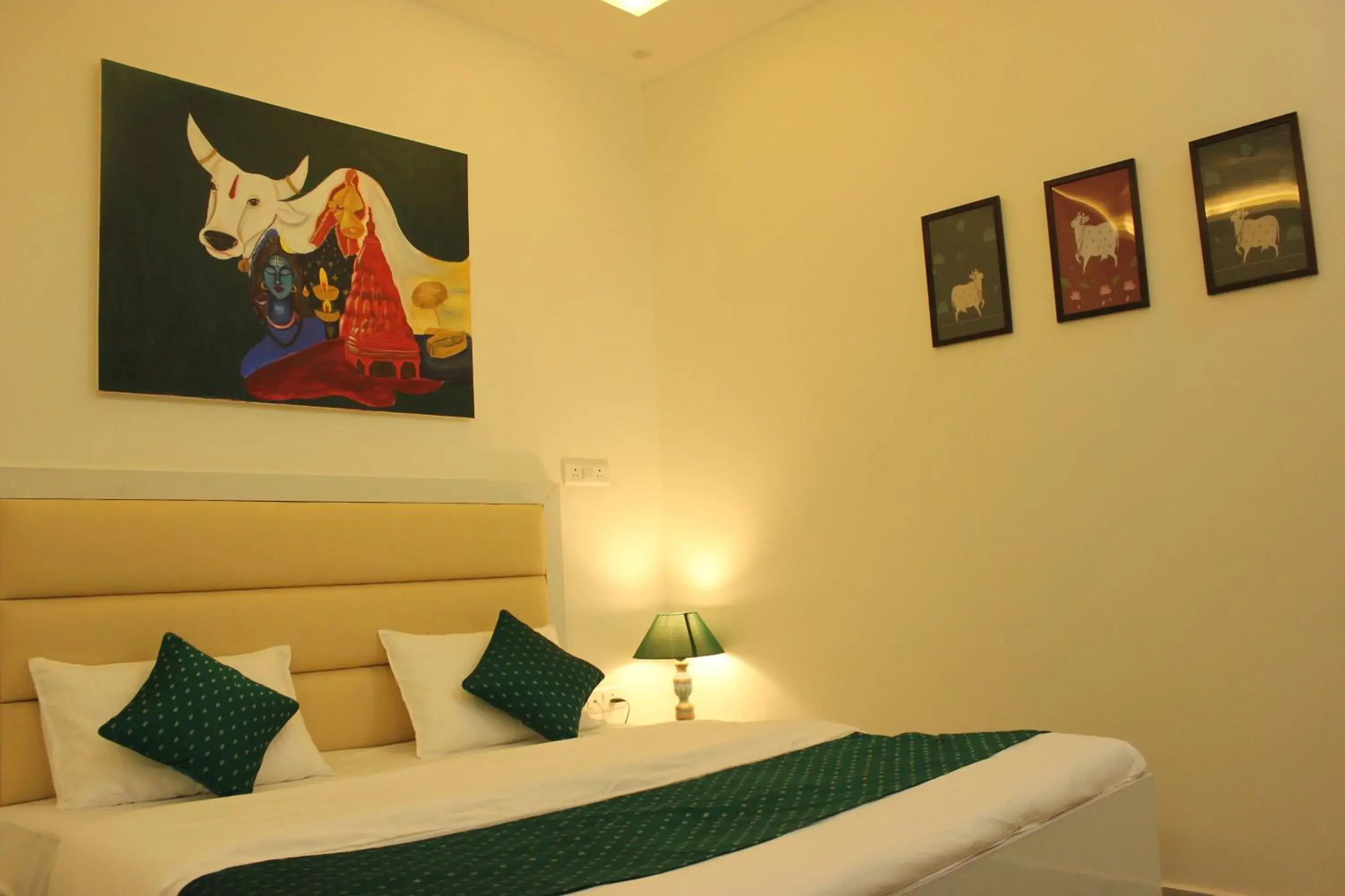 Bed in The Nandi International Boutique Stay Bed in The Nandi International Boutique Stay