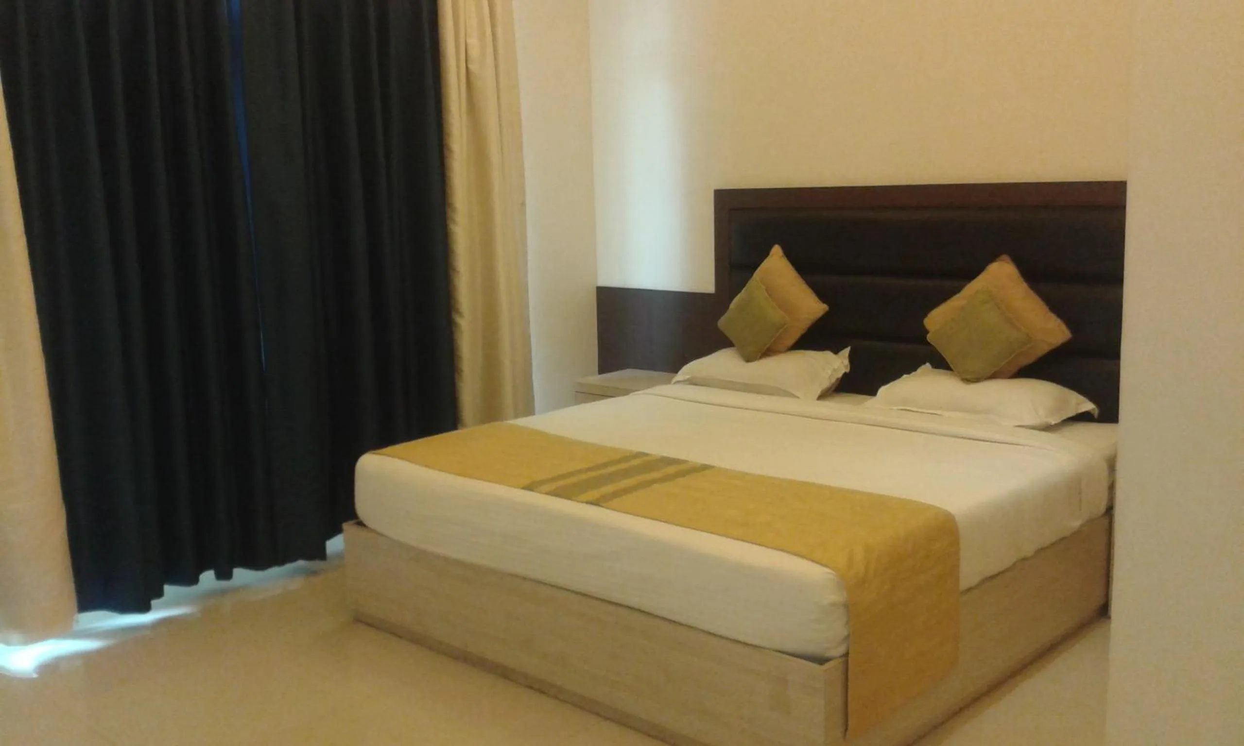 Bed in Hotel Shompen