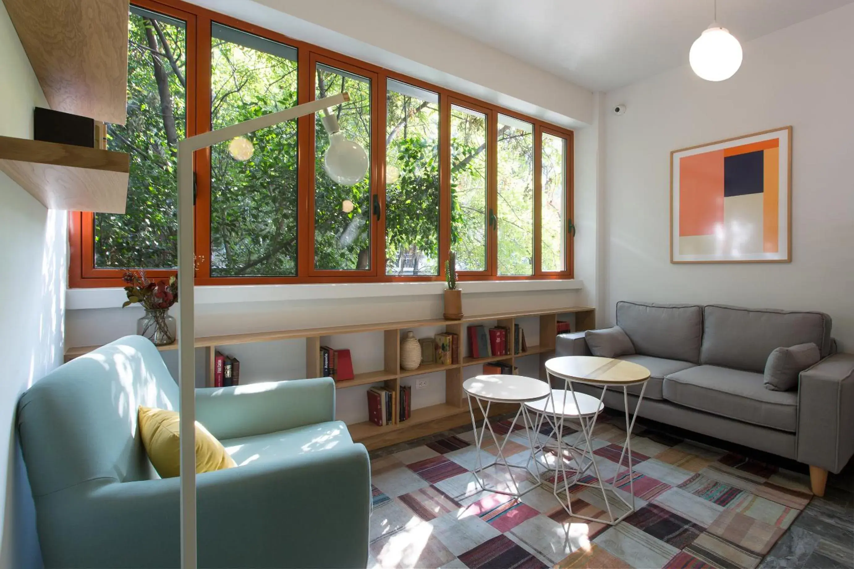 Living room in La Campechana in the heart of Roma and Condesa Living room in La Campechana in the heart of Roma and Condesa