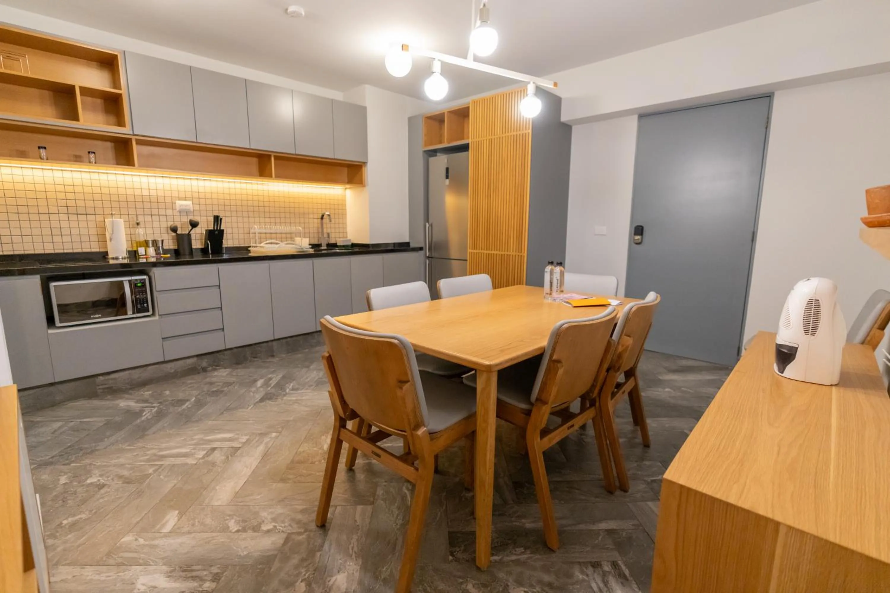 Kitchen or kitchenette in La Campechana in the heart of Roma and Condesa