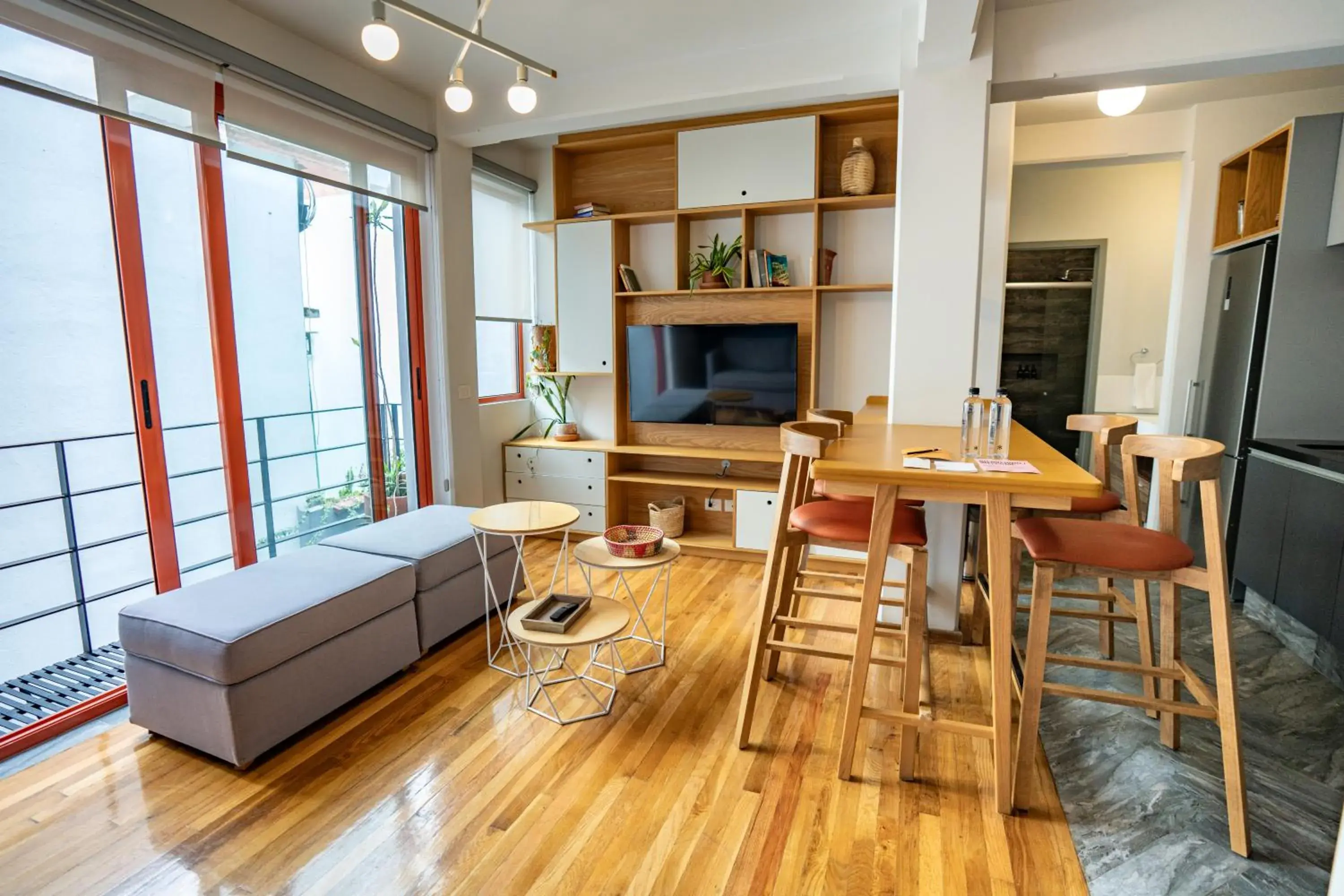 Living room in La Campechana in the heart of Roma and Condesa Living room in La Campechana in the heart of Roma and Condesa